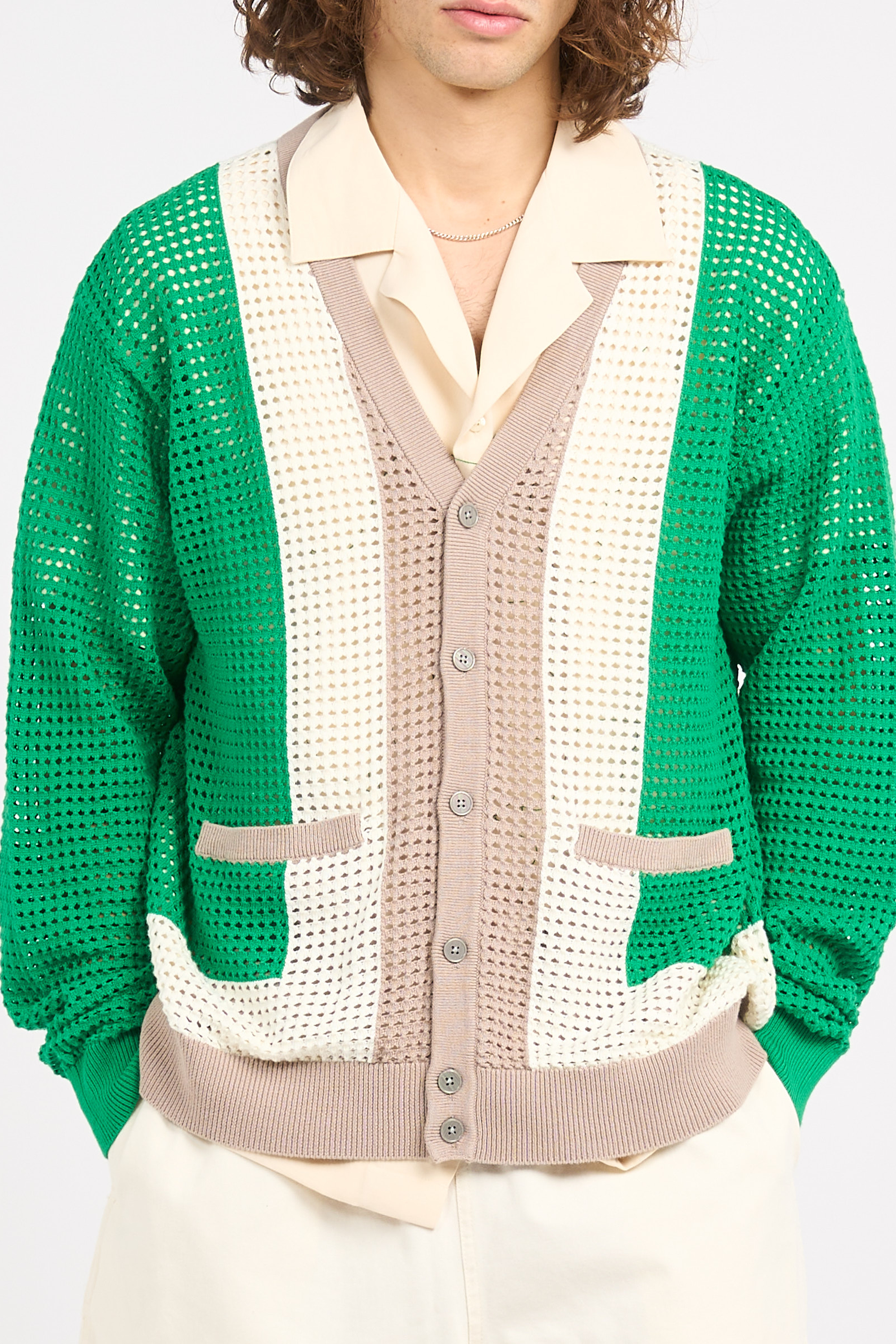 Cardigan | Green OBEY Men