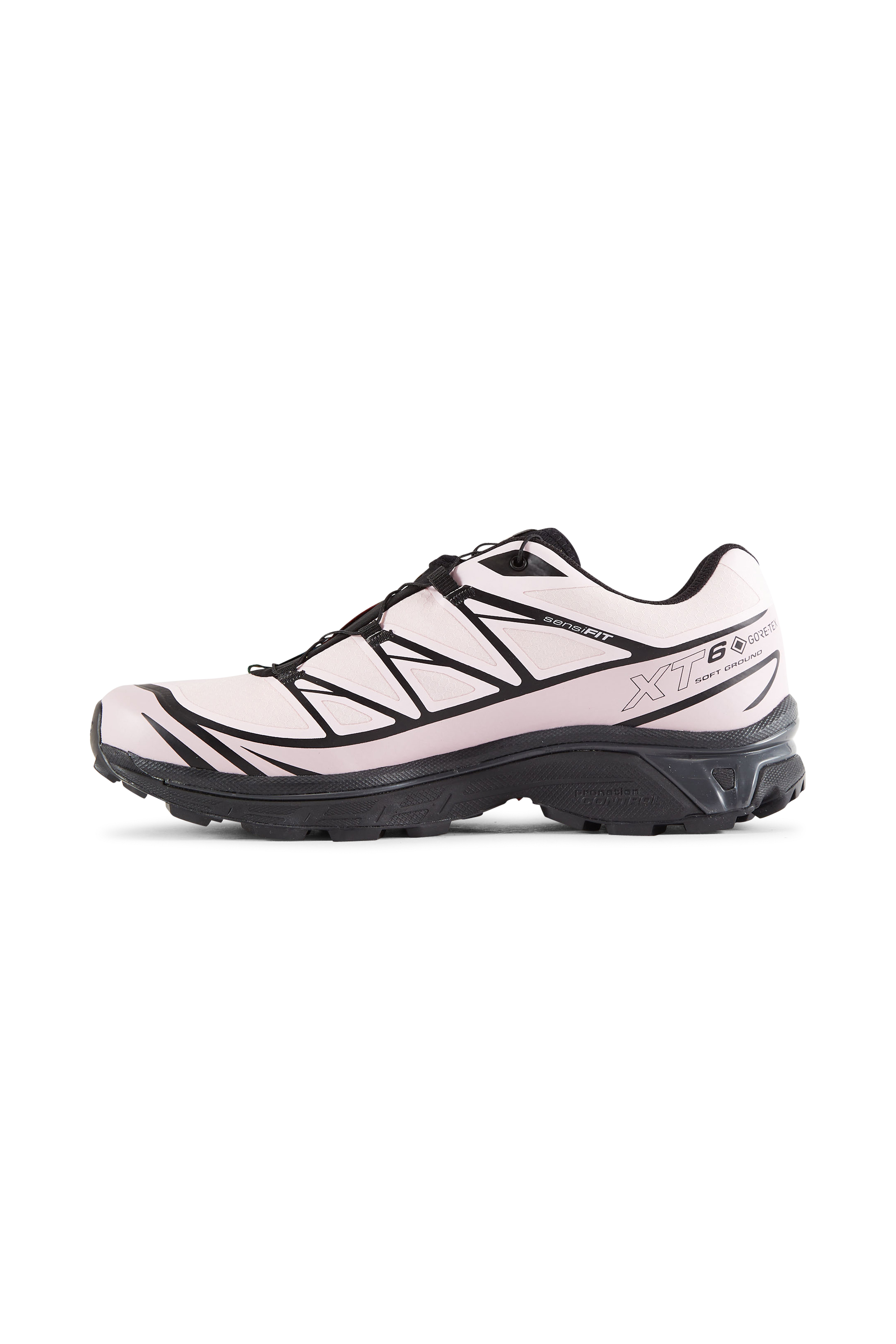 Men?s Storm 96 LO fabric and leather sneakers | Pink SALOMON Men