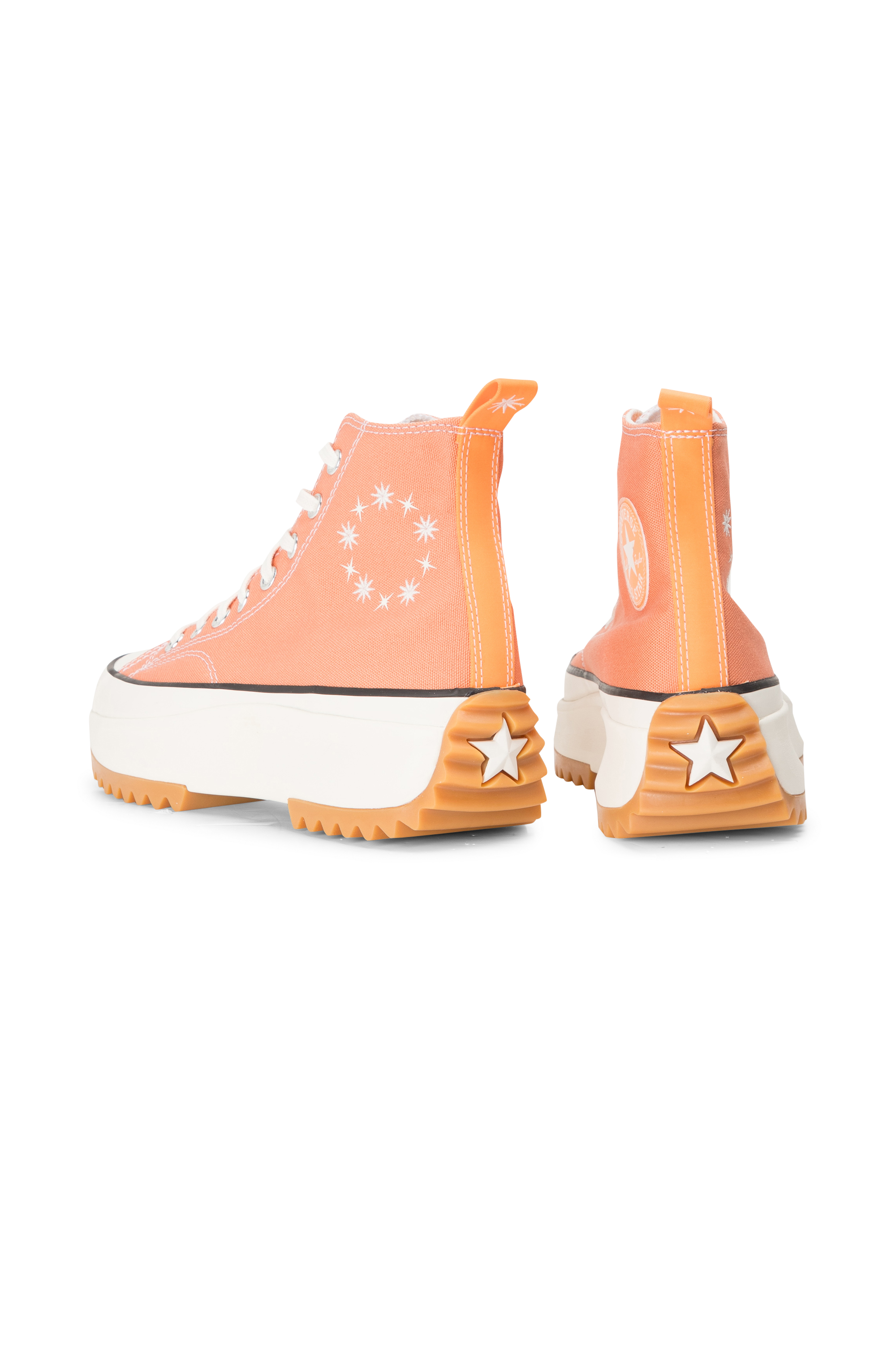 baskets montantes Orange