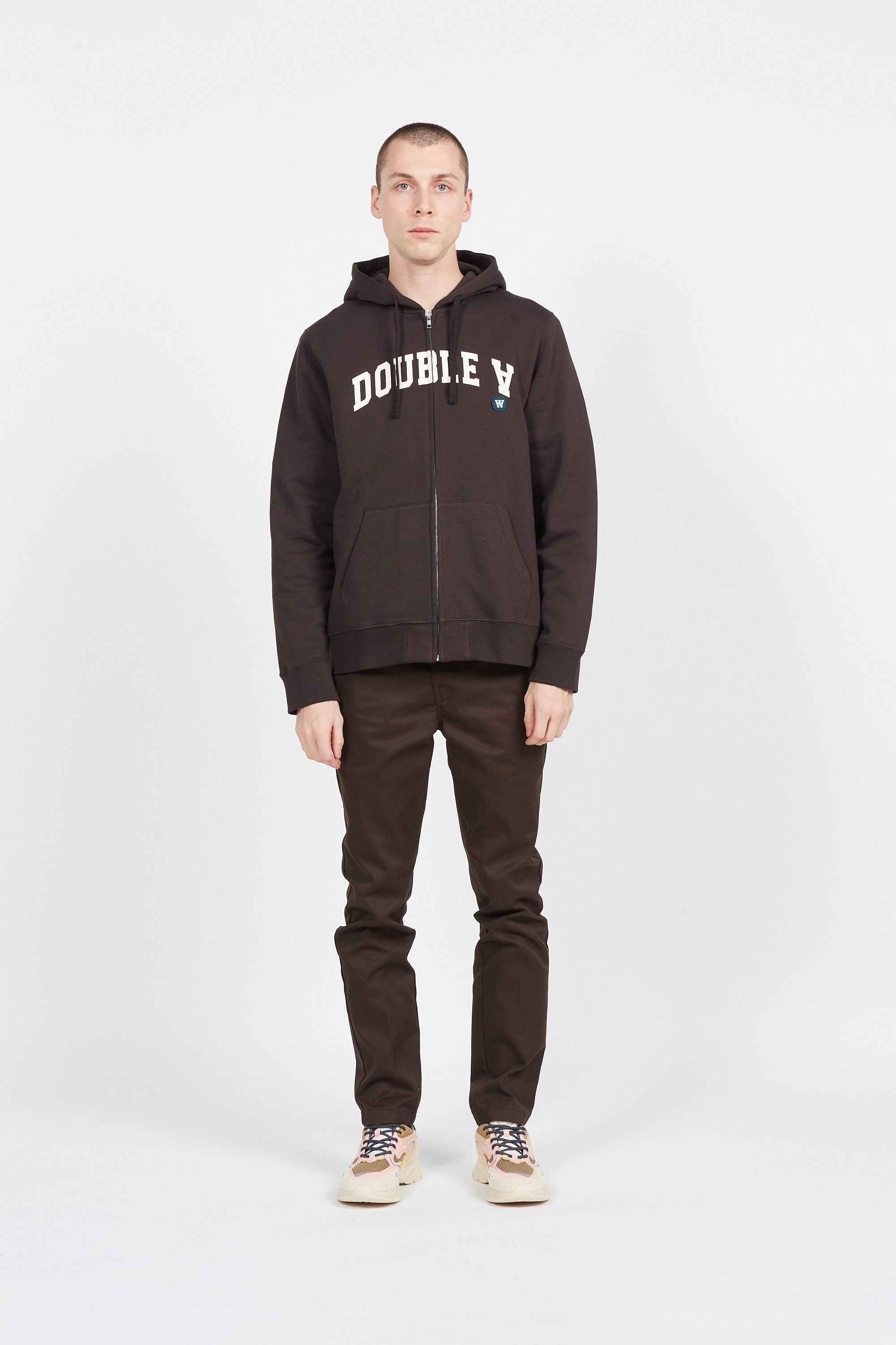 Zip-up hoodie | Black by WOOD WOOD Zip-up hoodie Black