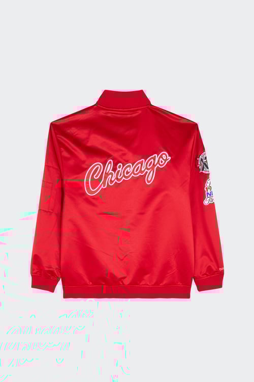 MITCHELL & NESS Bomber Rouge