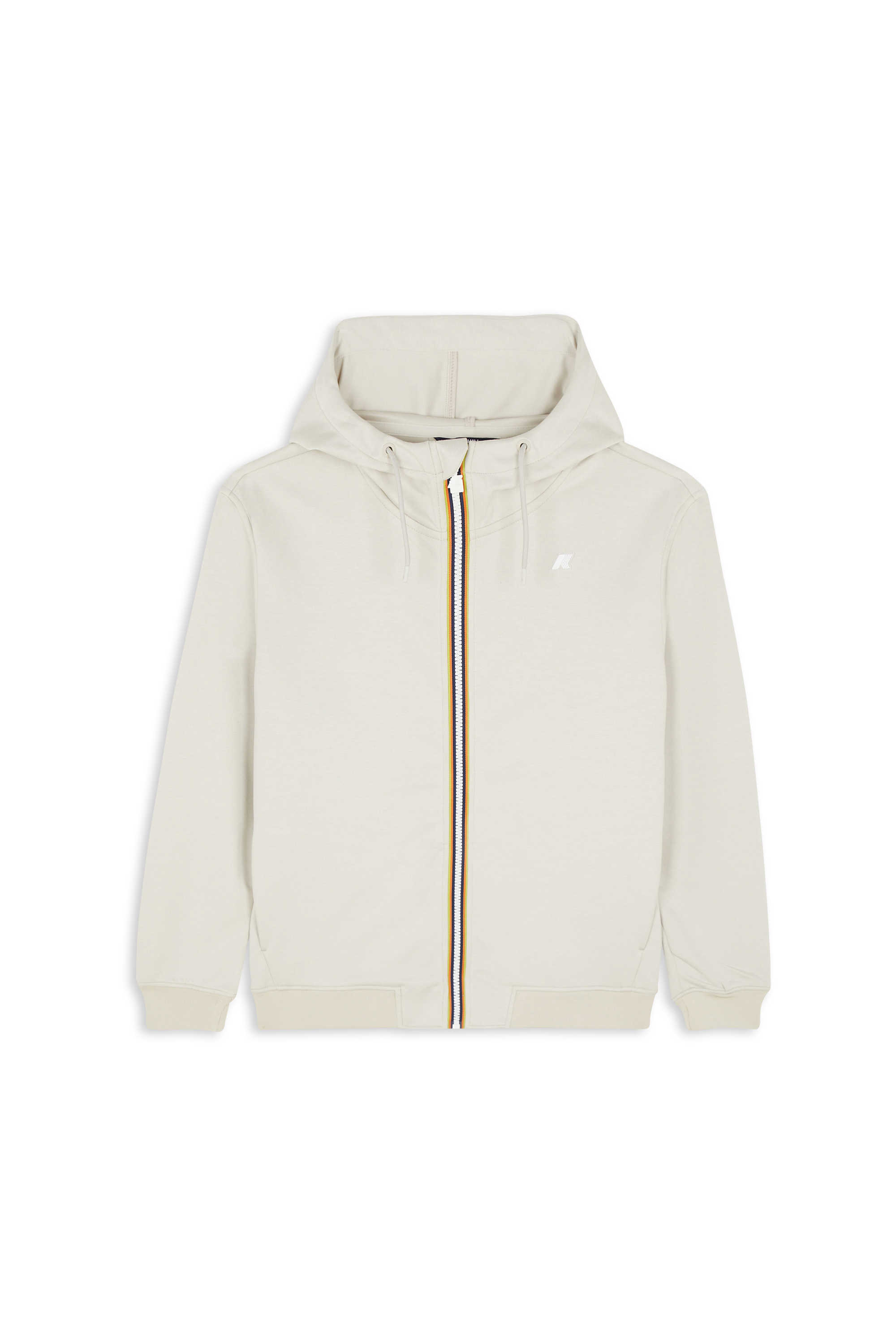 Hoodie zippé Beige
