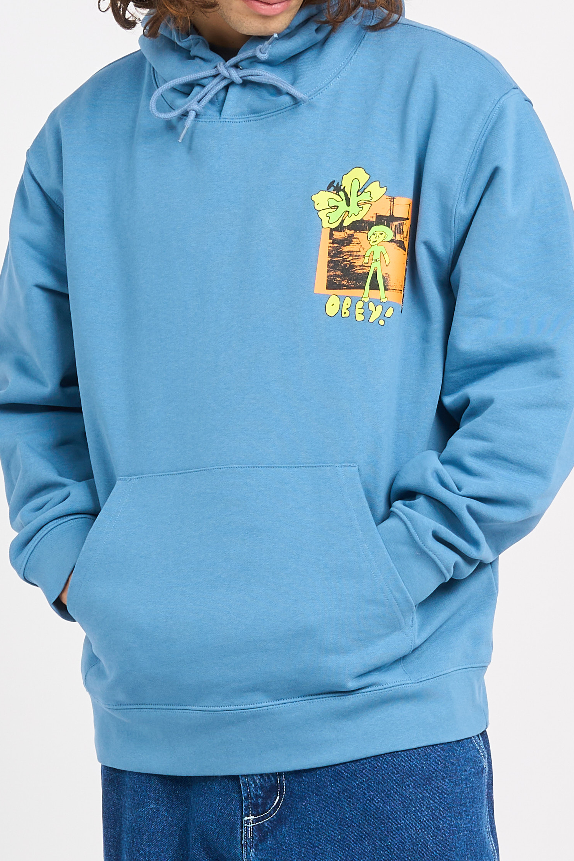 Hoodie | Bleu OBEY Homme