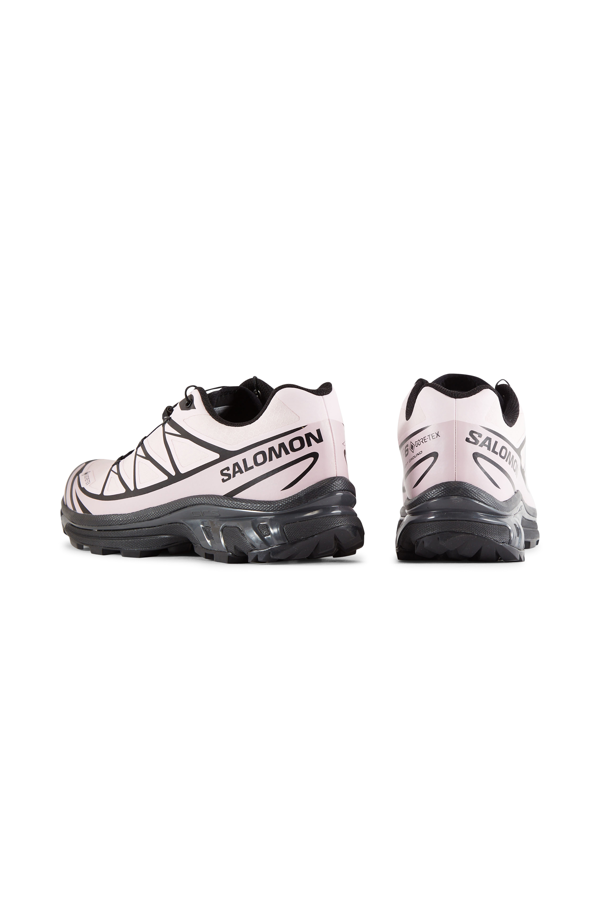 Men?s Storm 96 LO fabric and leather sneakers | Pink SALOMON Men