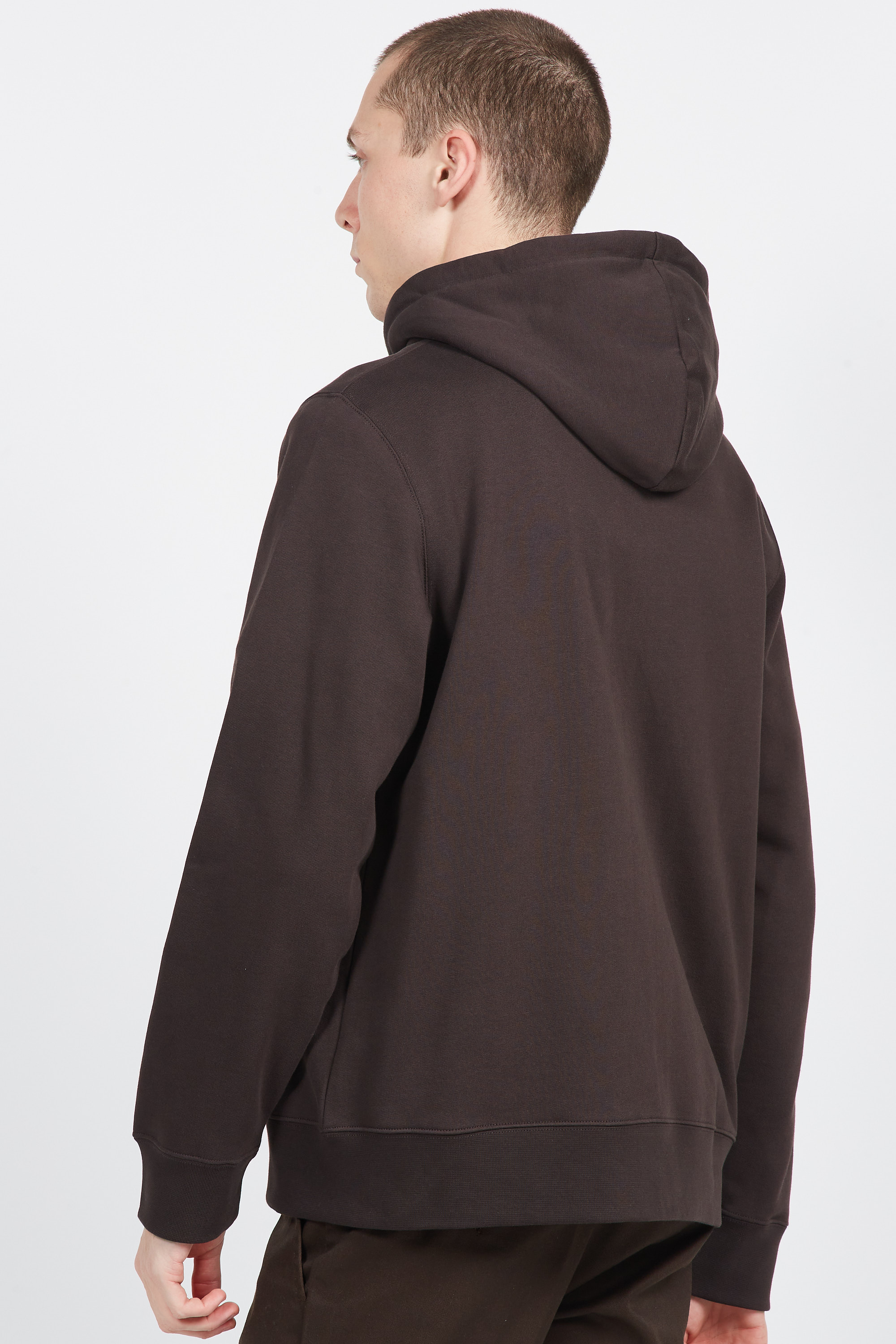 Zip-up hoodie Black