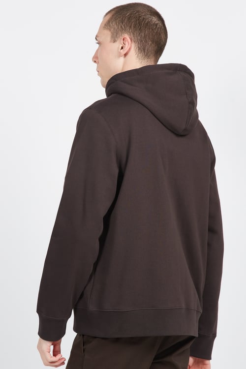 WOOD WOOD Hoodie zippé Noir