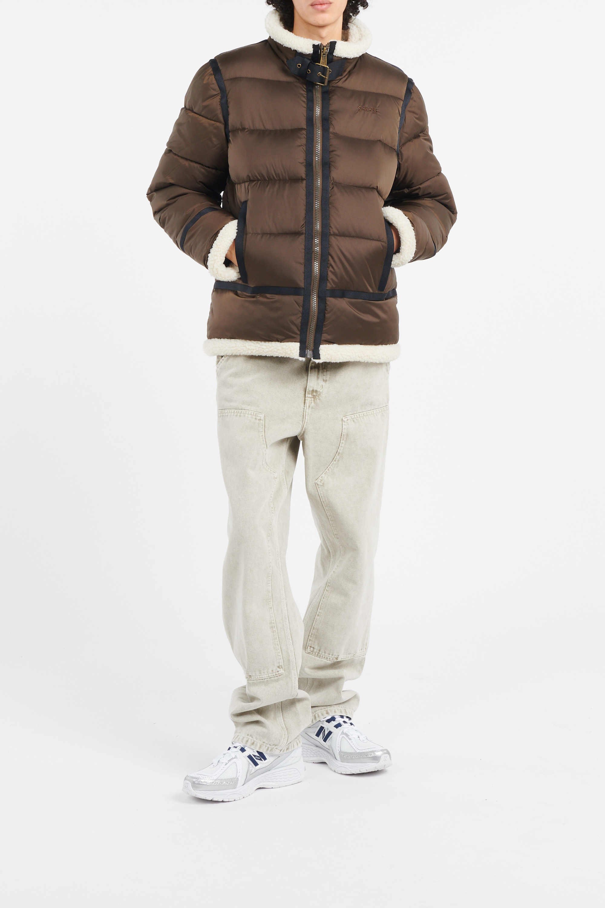 Doudoune SCHOTT Marron