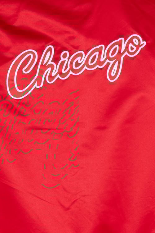 MITCHELL & NESS Bomber Rouge