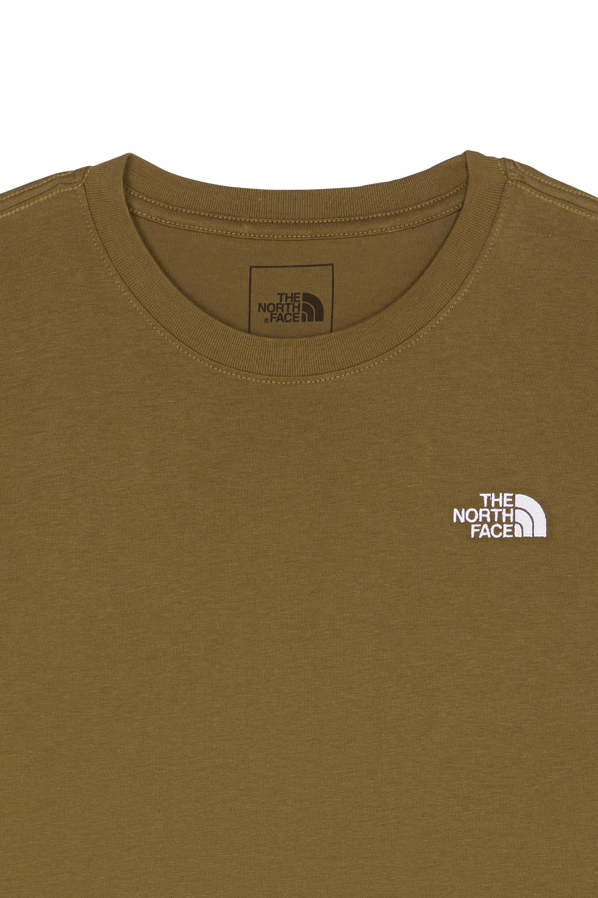 Regular-fit round-neck cotton T-shirt | Brown THE NORTH FACE Men