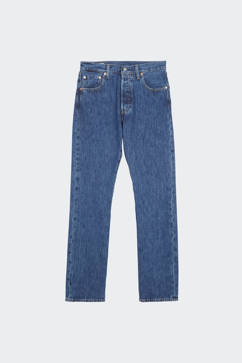 LEVI'S Jean 501 regular-fit en coton stretch Bleu