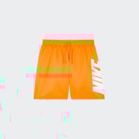 Swim shorts BIG BLOCK Bright mandarin