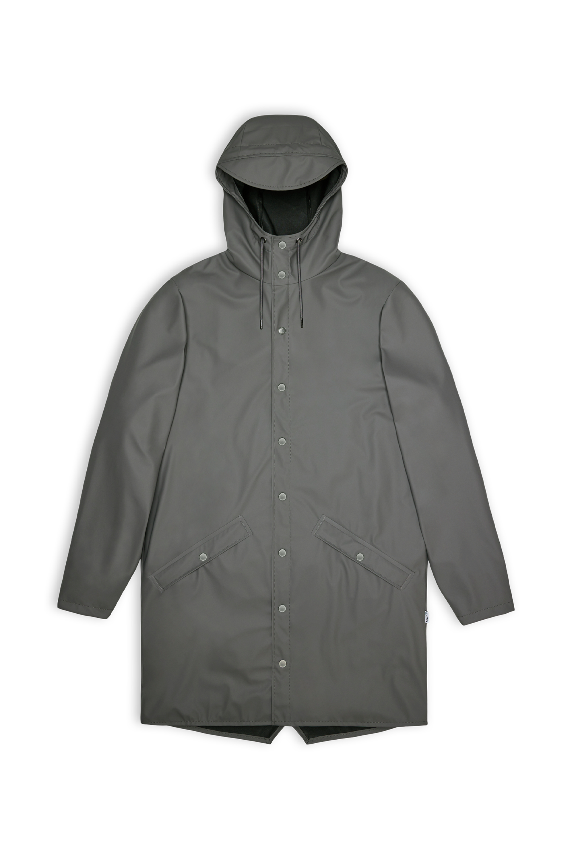 Waterproof hooded windbreaker coat Grey