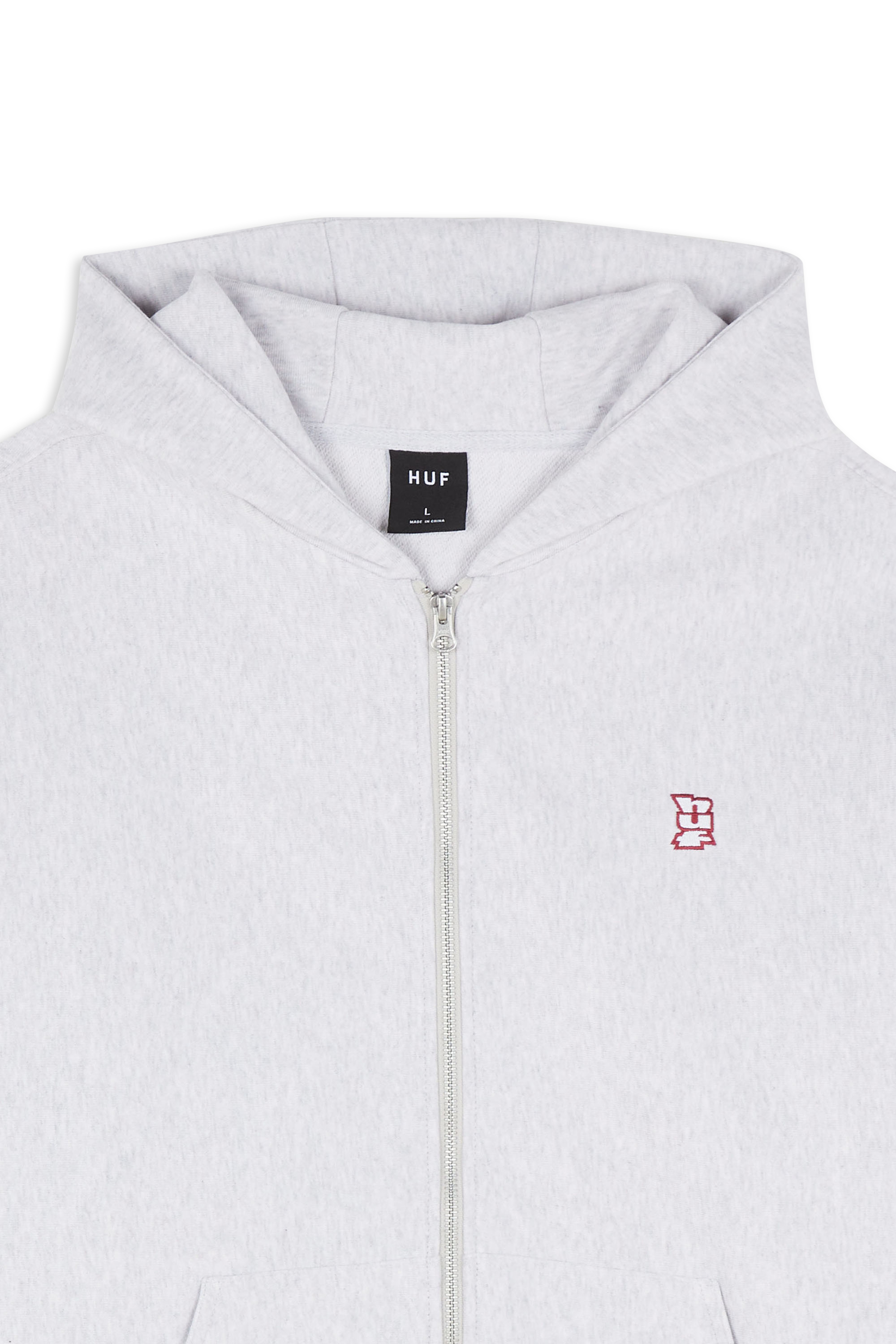 Hoodie zippé Gris