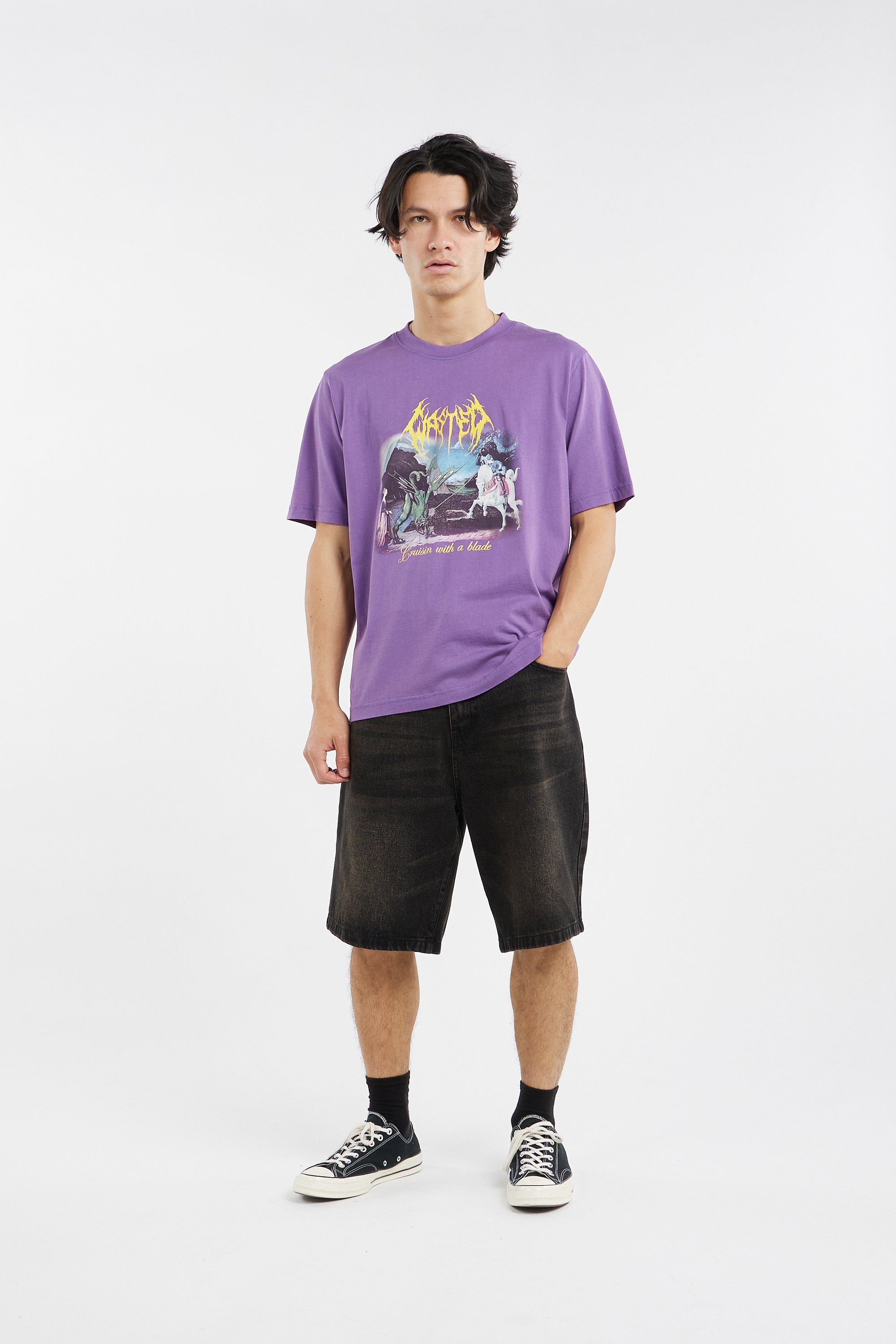 T-shirt | Violet by WASTED T-shirt Violet