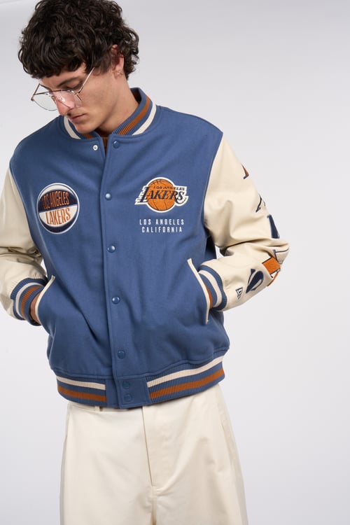 NEW ERA Bomber jacket Blue