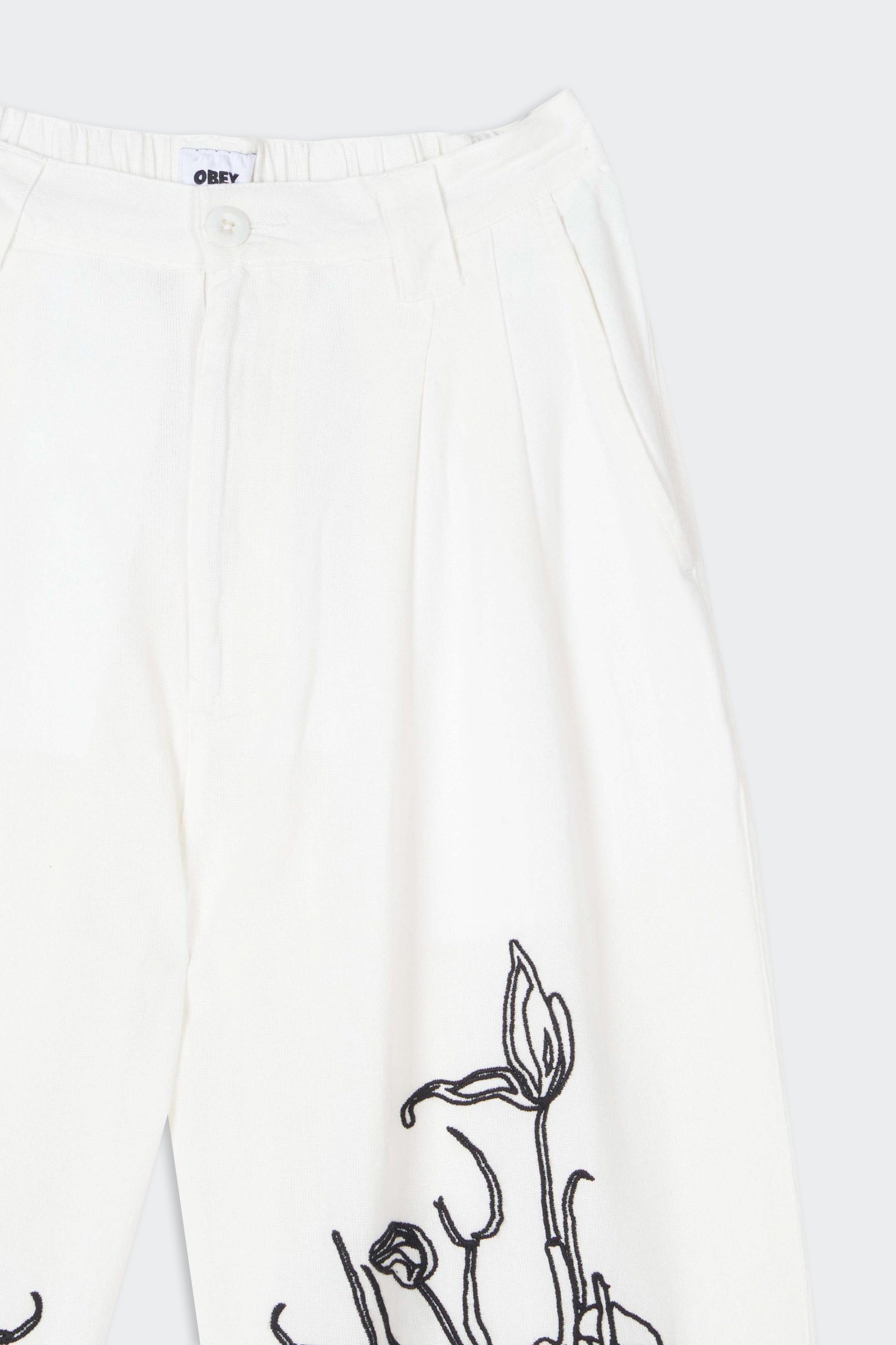 Trousers | White by OBEY Trousers White