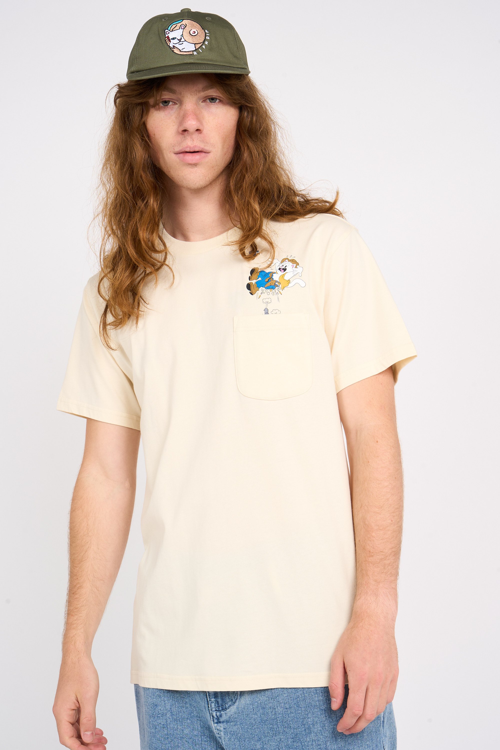 T-shirt | Beige by RIPNDIP T-shirt Beige