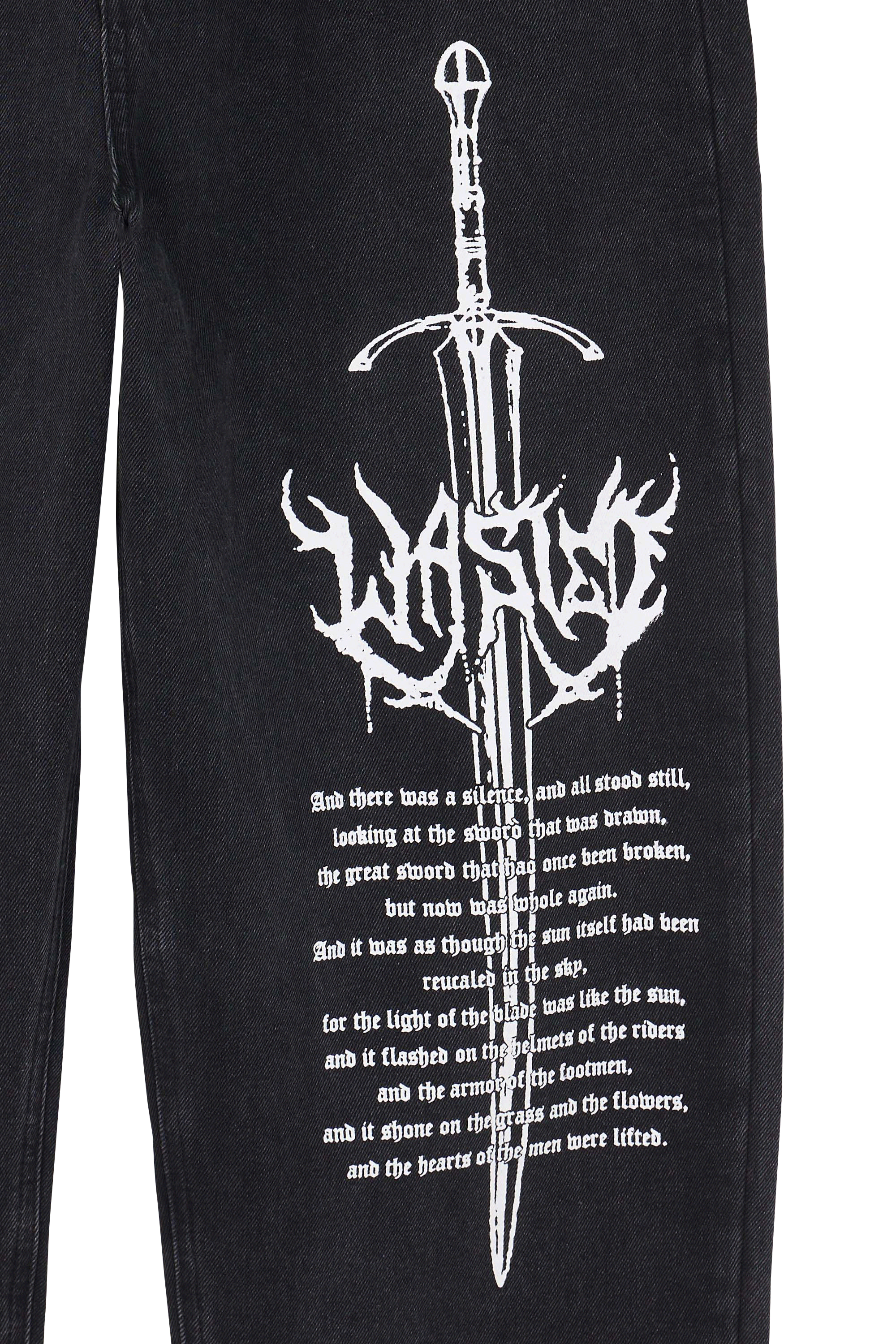 Jean | Noir WASTED Homme