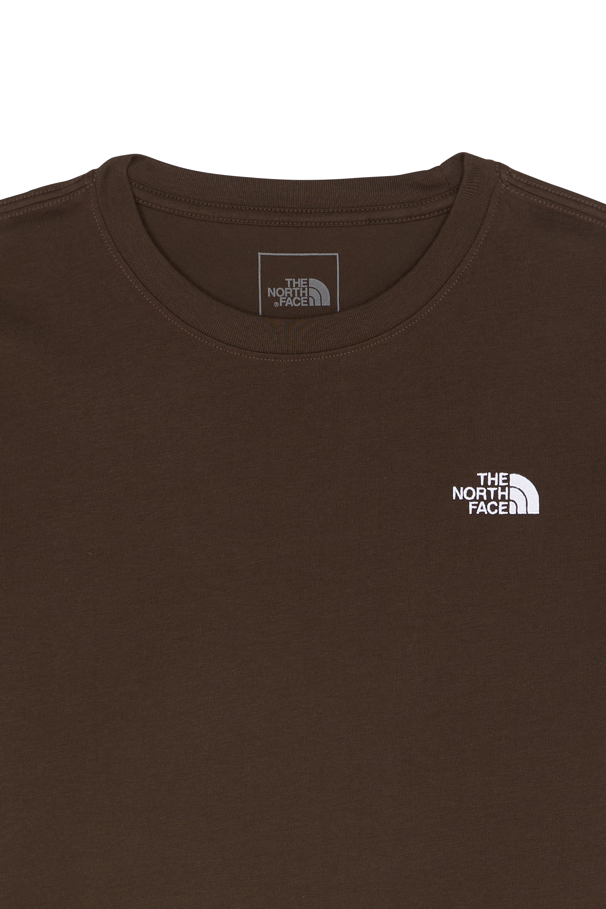 Regular-fit round-neck cotton T-shirt | Brown THE NORTH FACE Men