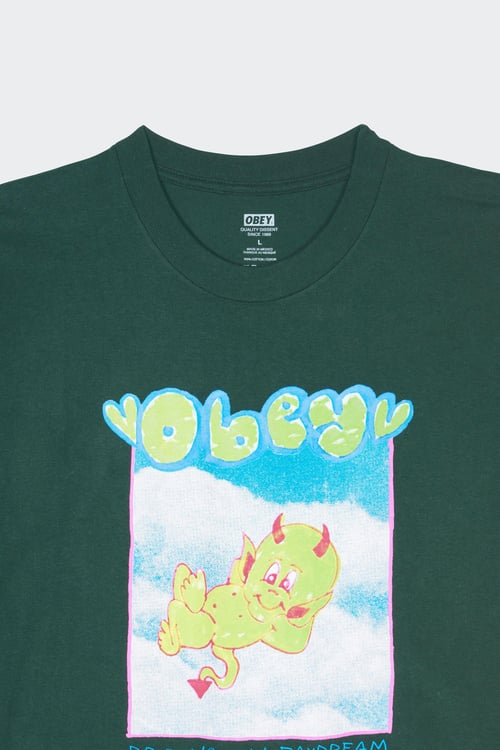 OBEY T-shirt Vert
