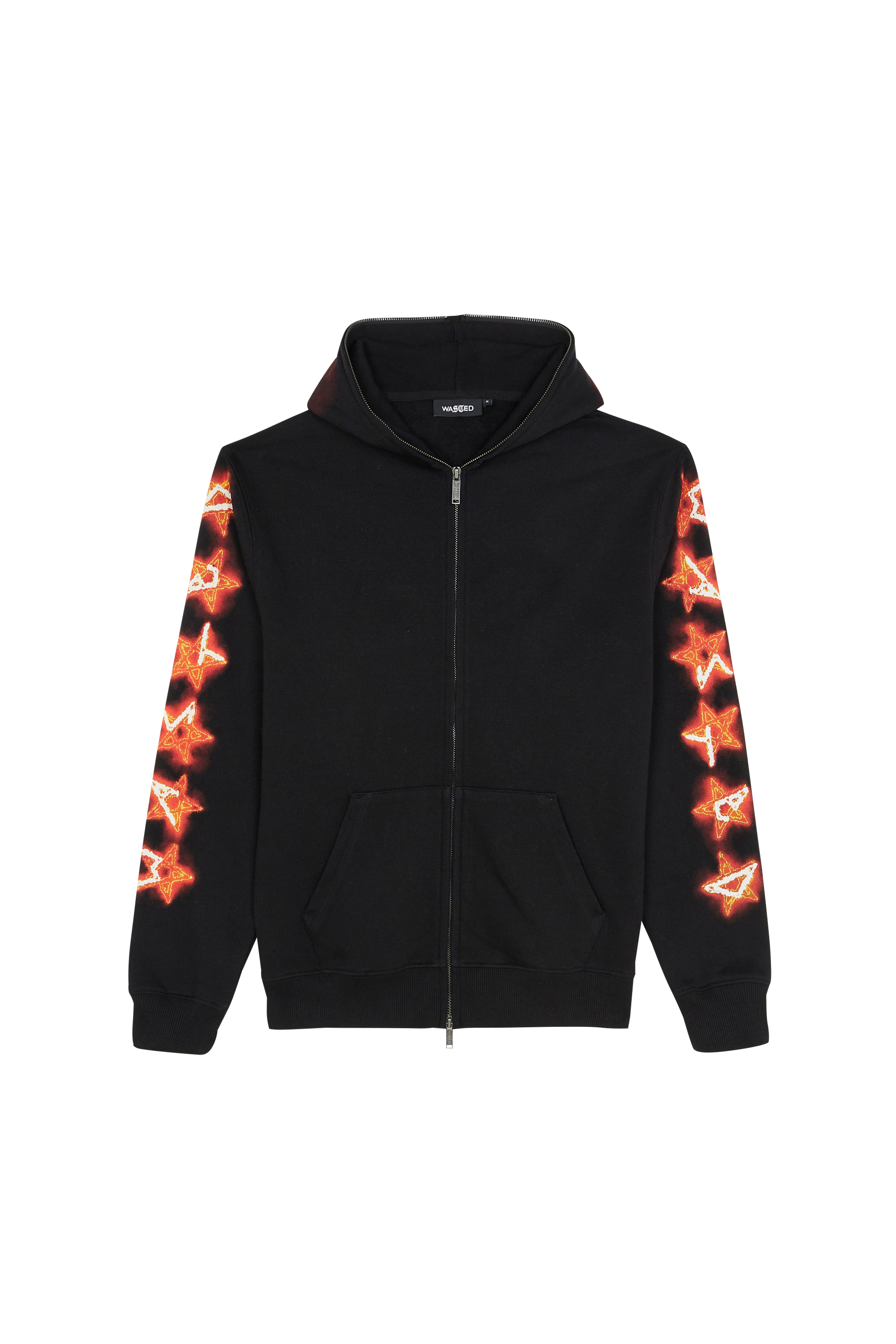 zip-up hoodie Black