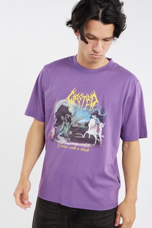 WASTED T-shirt Violet