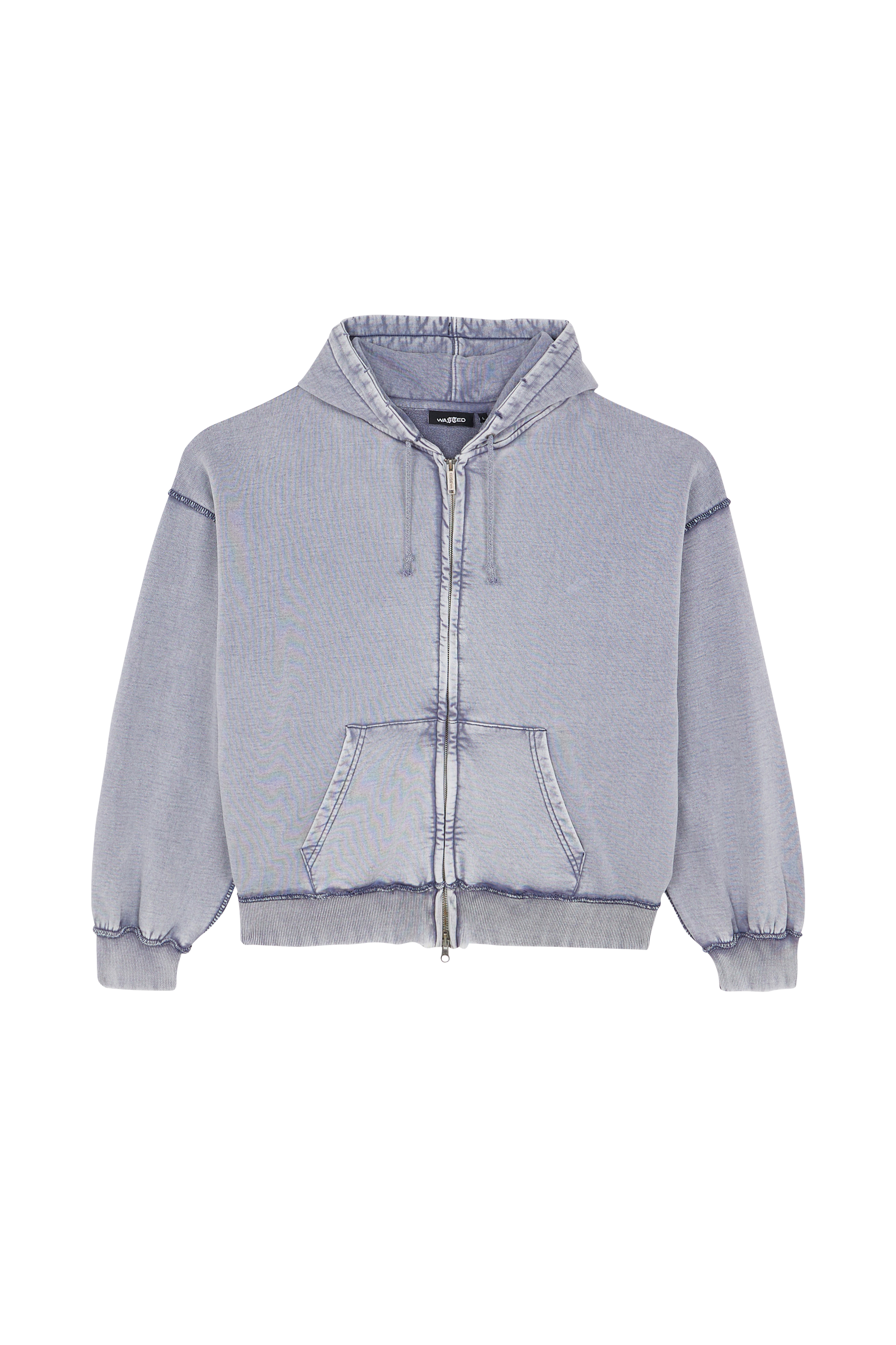 Hoodie zippé Bleu