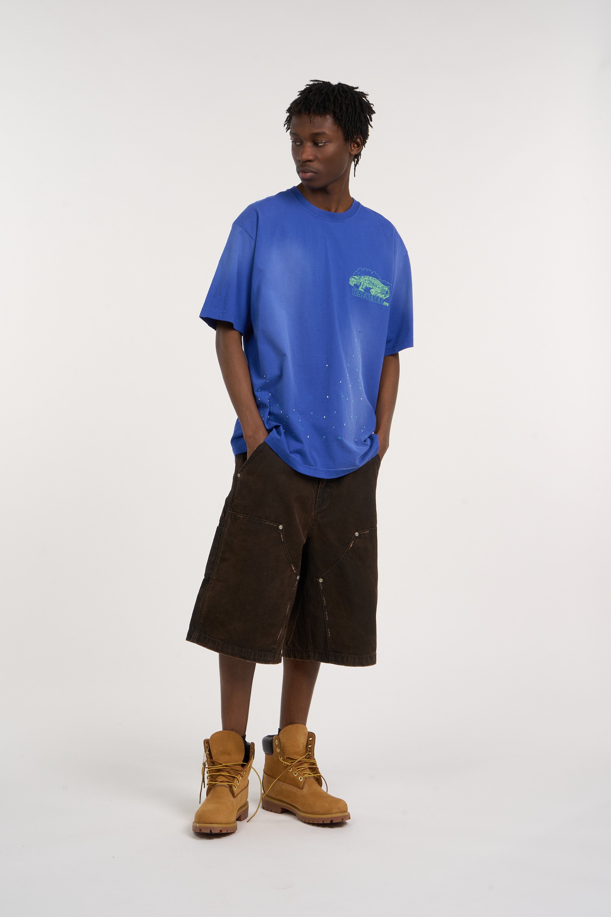 T-shirt YESEYESEE Bleu