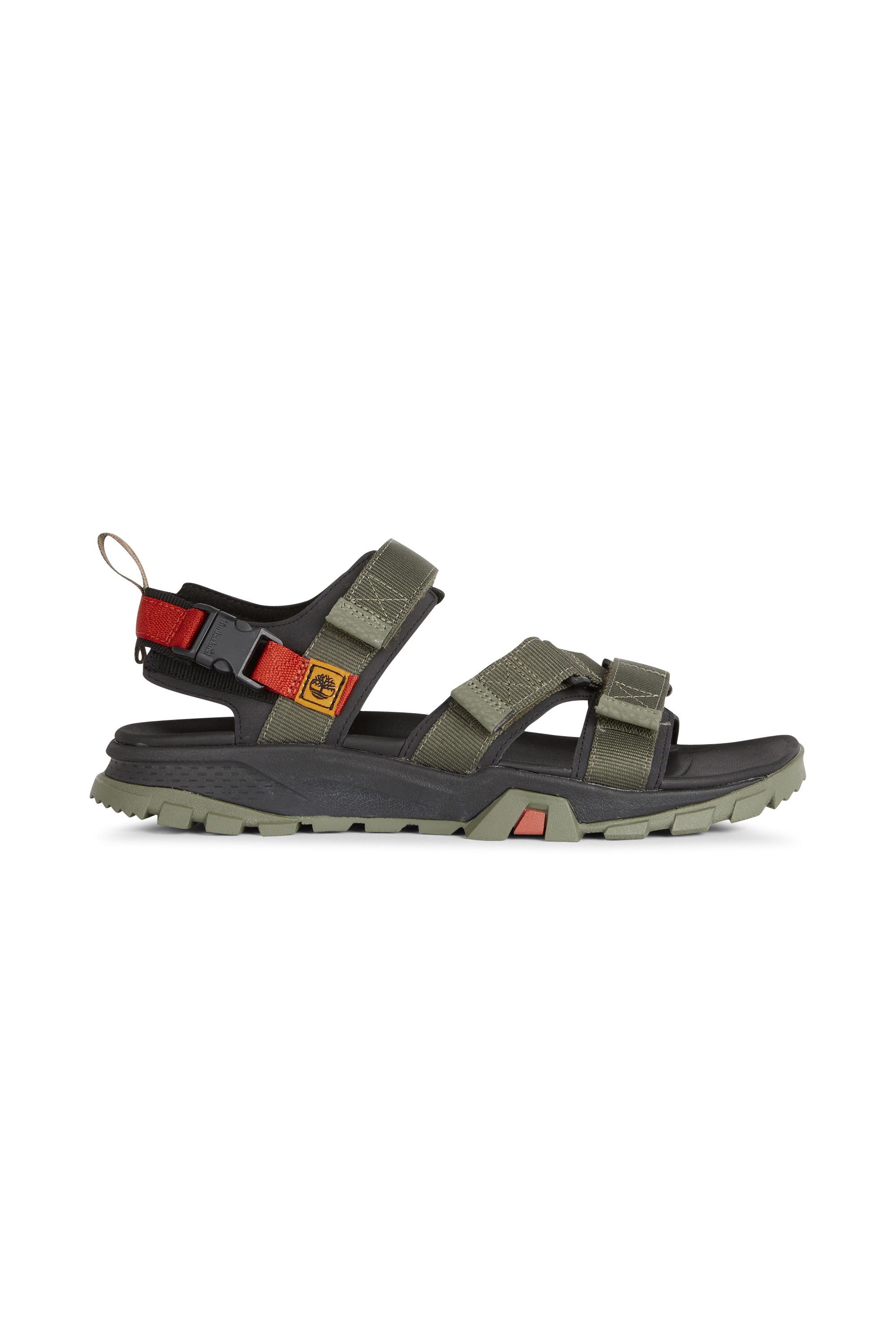 Flat furry sheepskin sandals Green