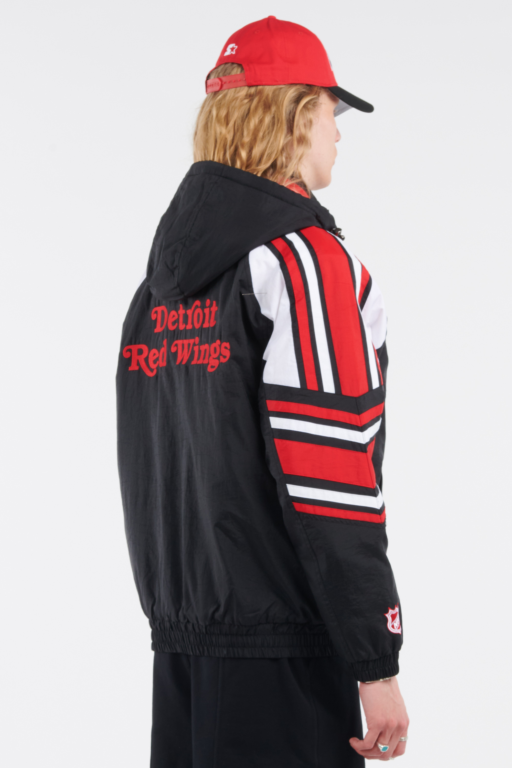 Lightweight quilted padded jacket with high neck Black