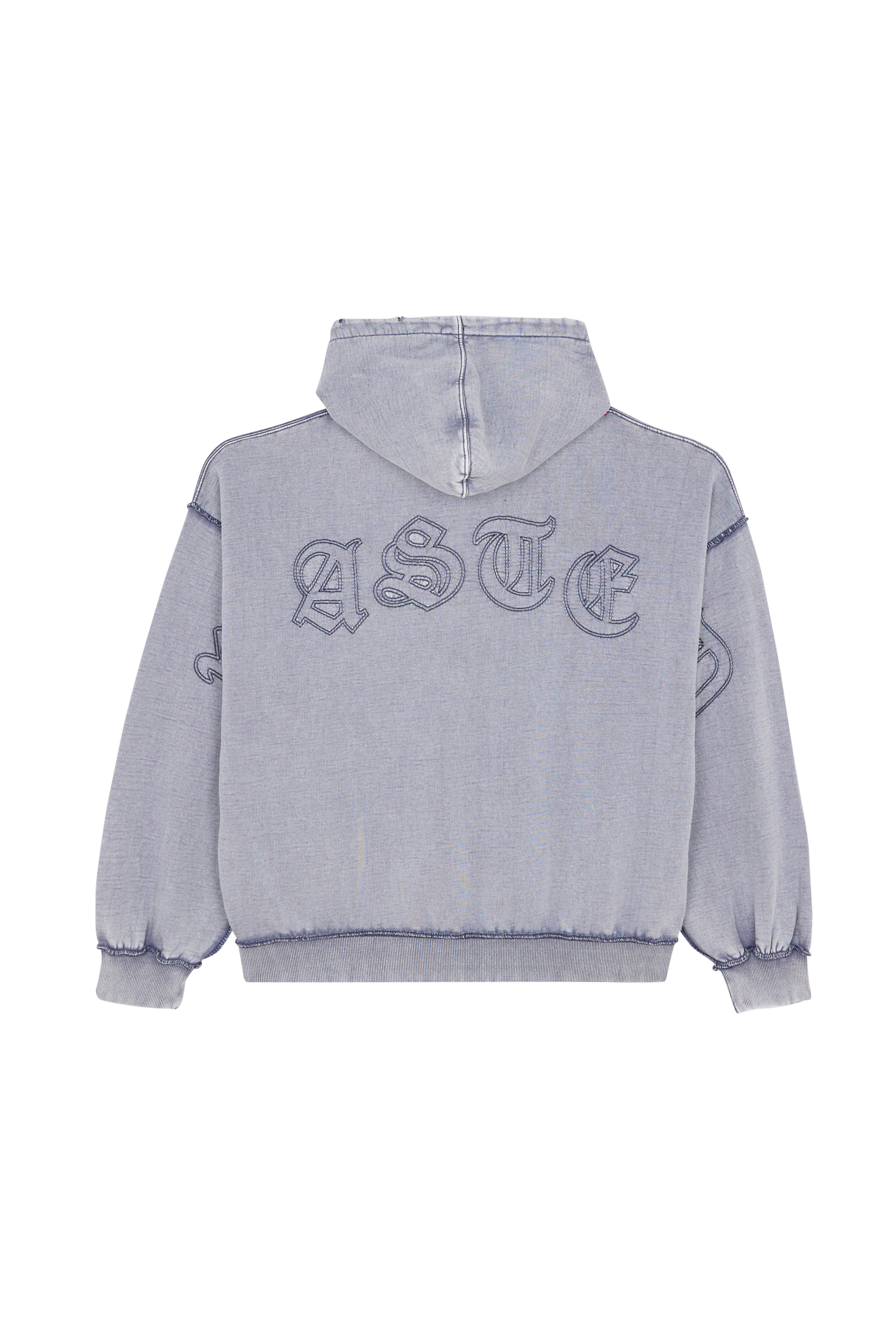 Hoodie zippé Bleu