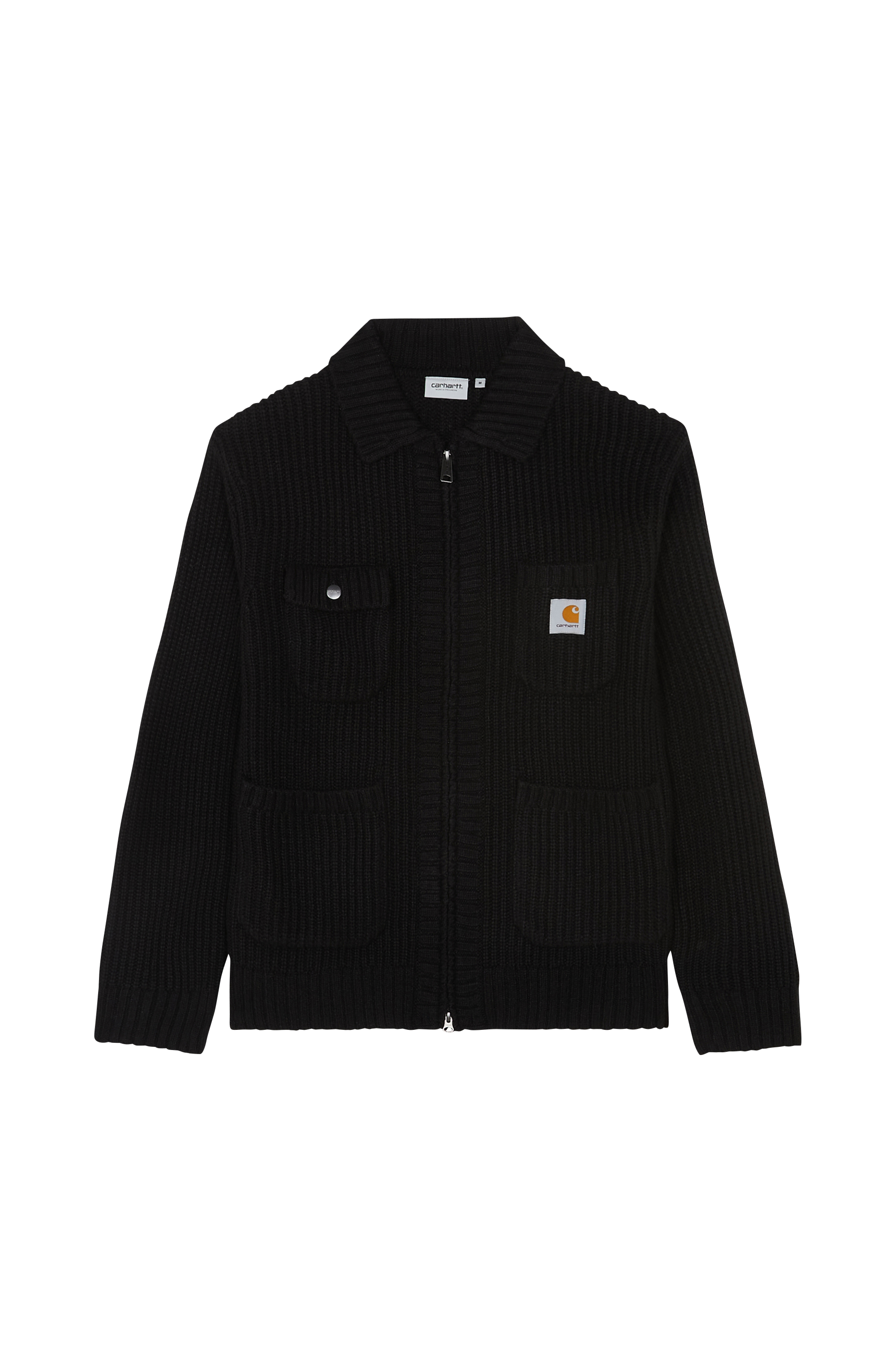 Cardigan Chore Knit Jacket Black