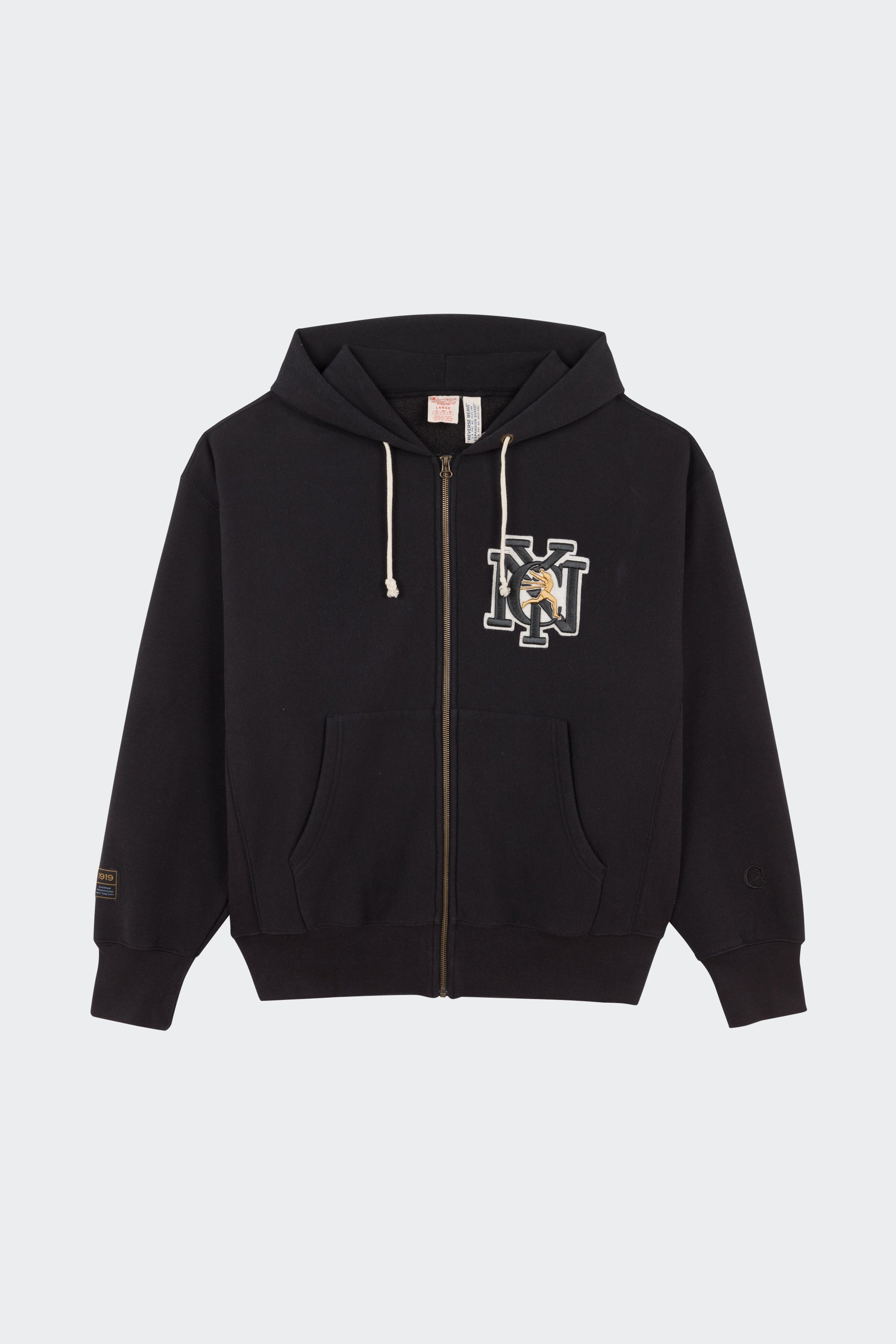 Zip-up hoodie | Black by CHAMPION Zip-up hoodie Black