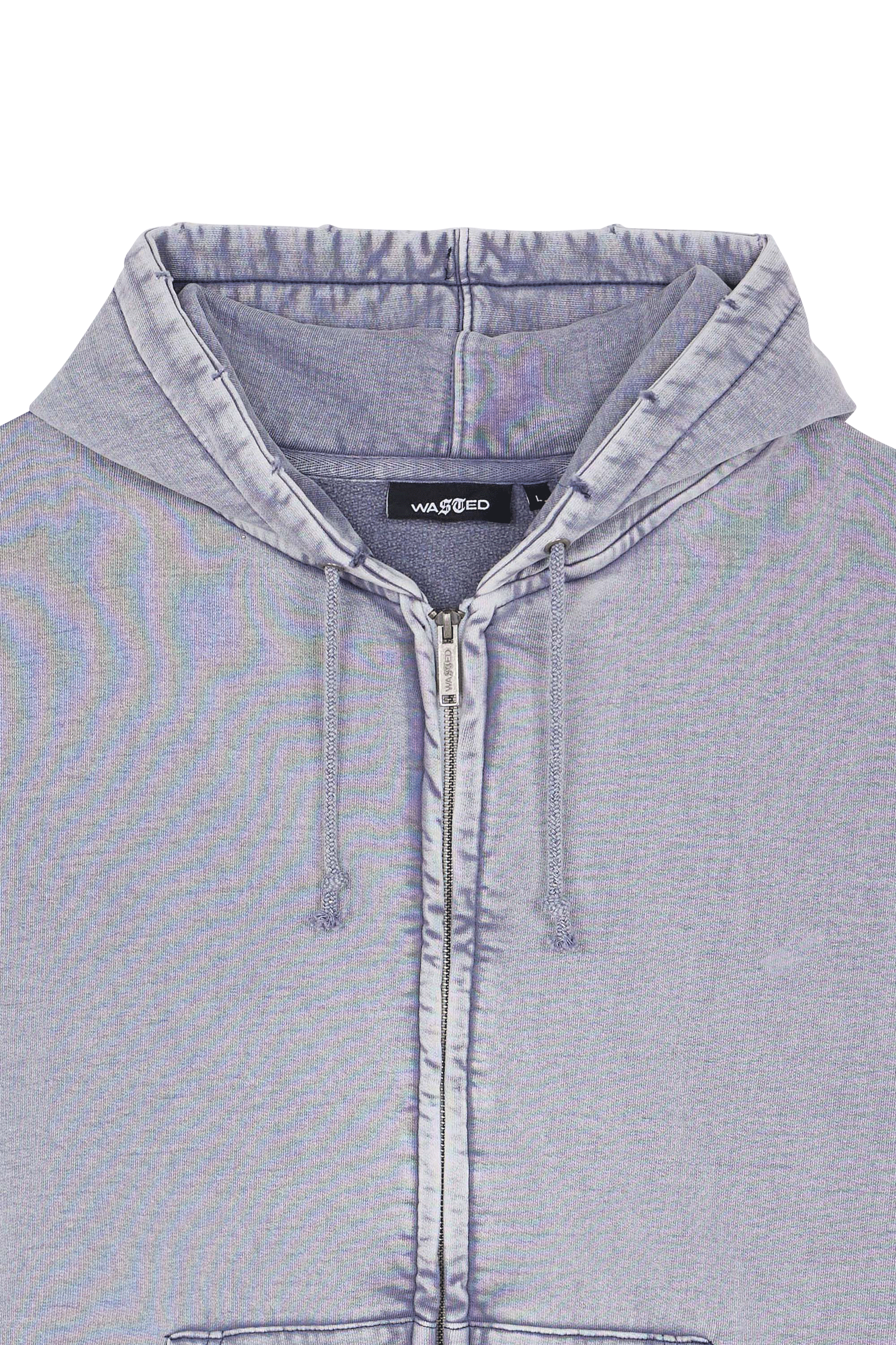 Hoodie zippé | Bleu WASTED Homme