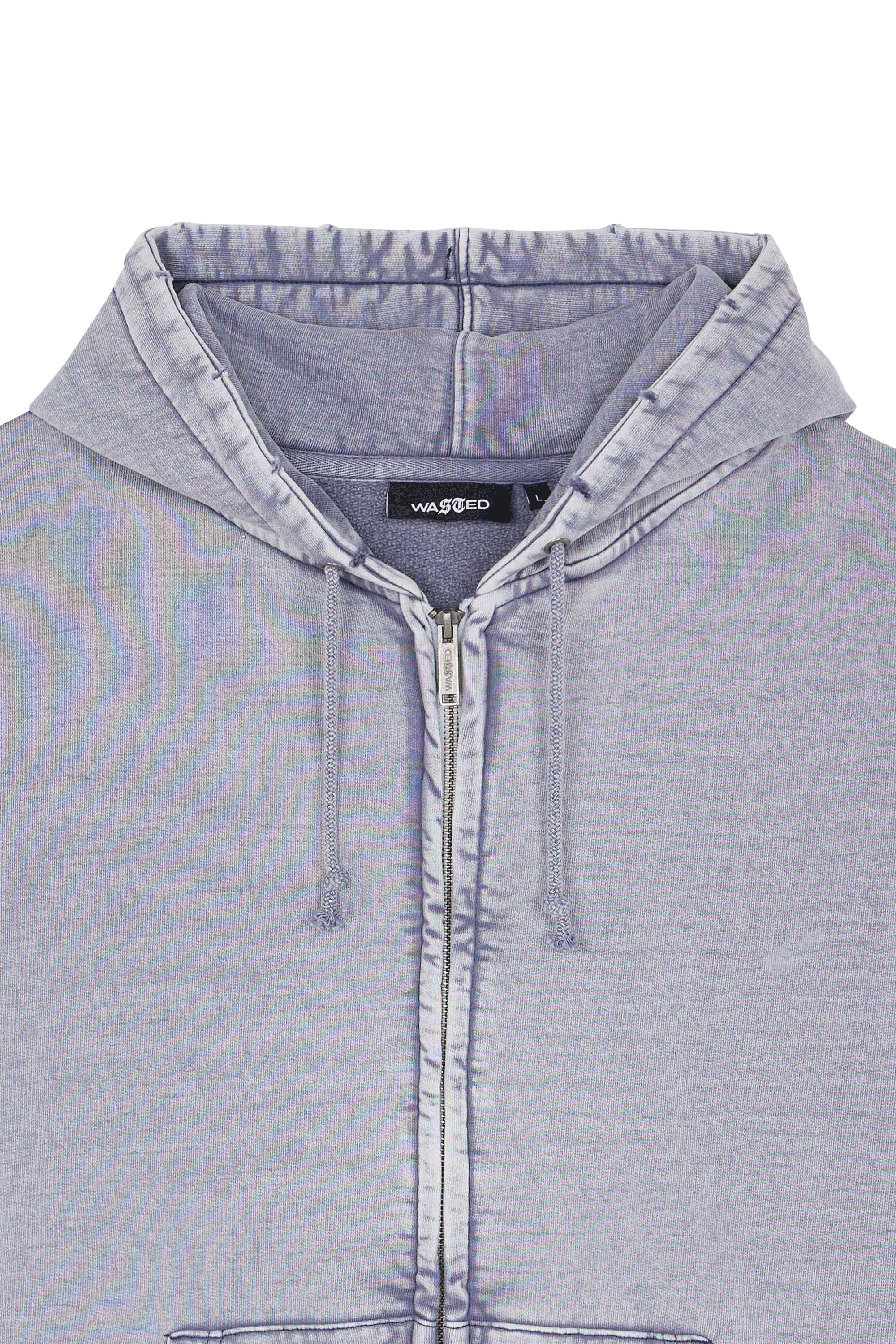 Hoodie zippé Bleu