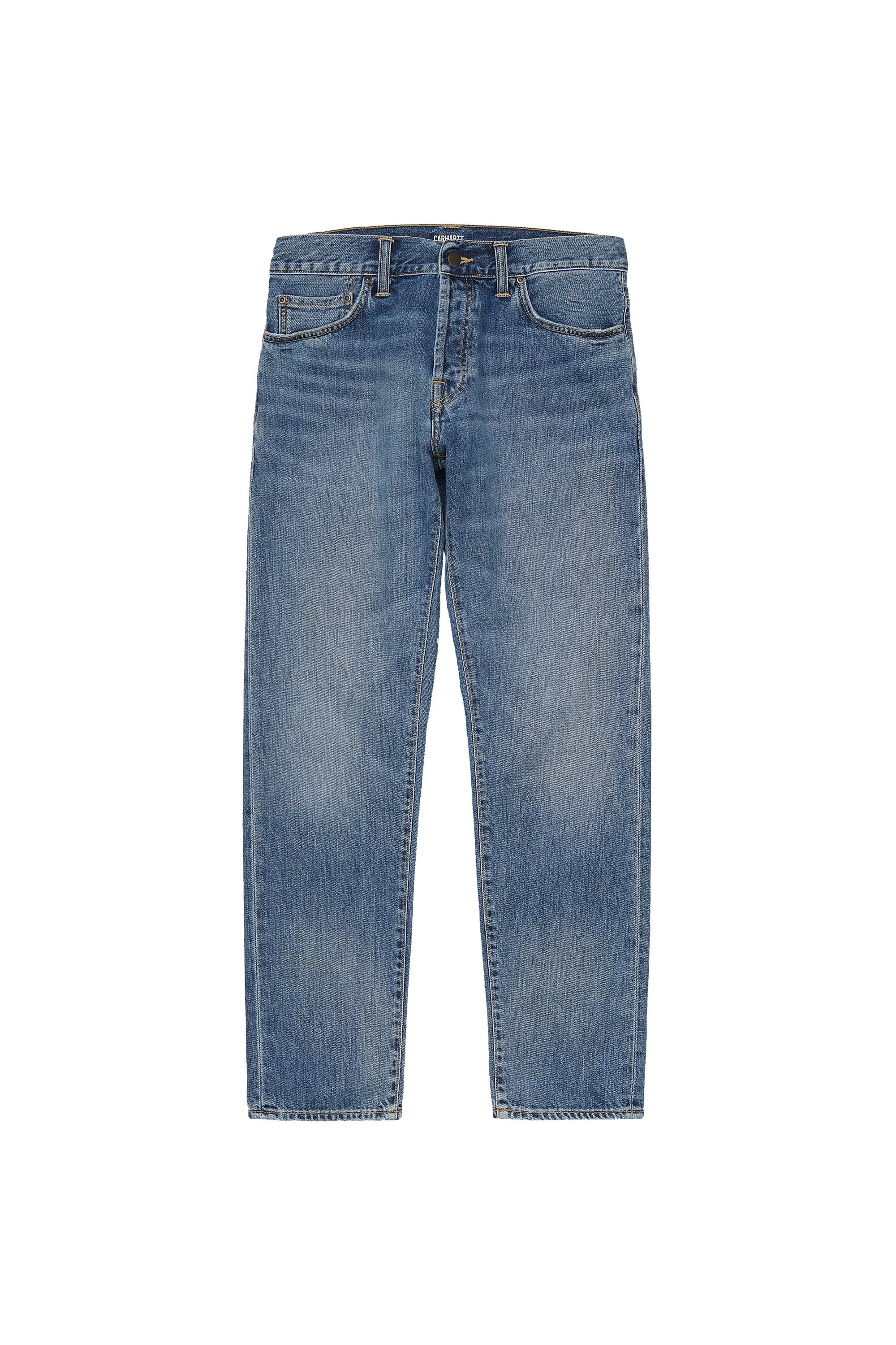 Straight leg cotton jeans  Blue