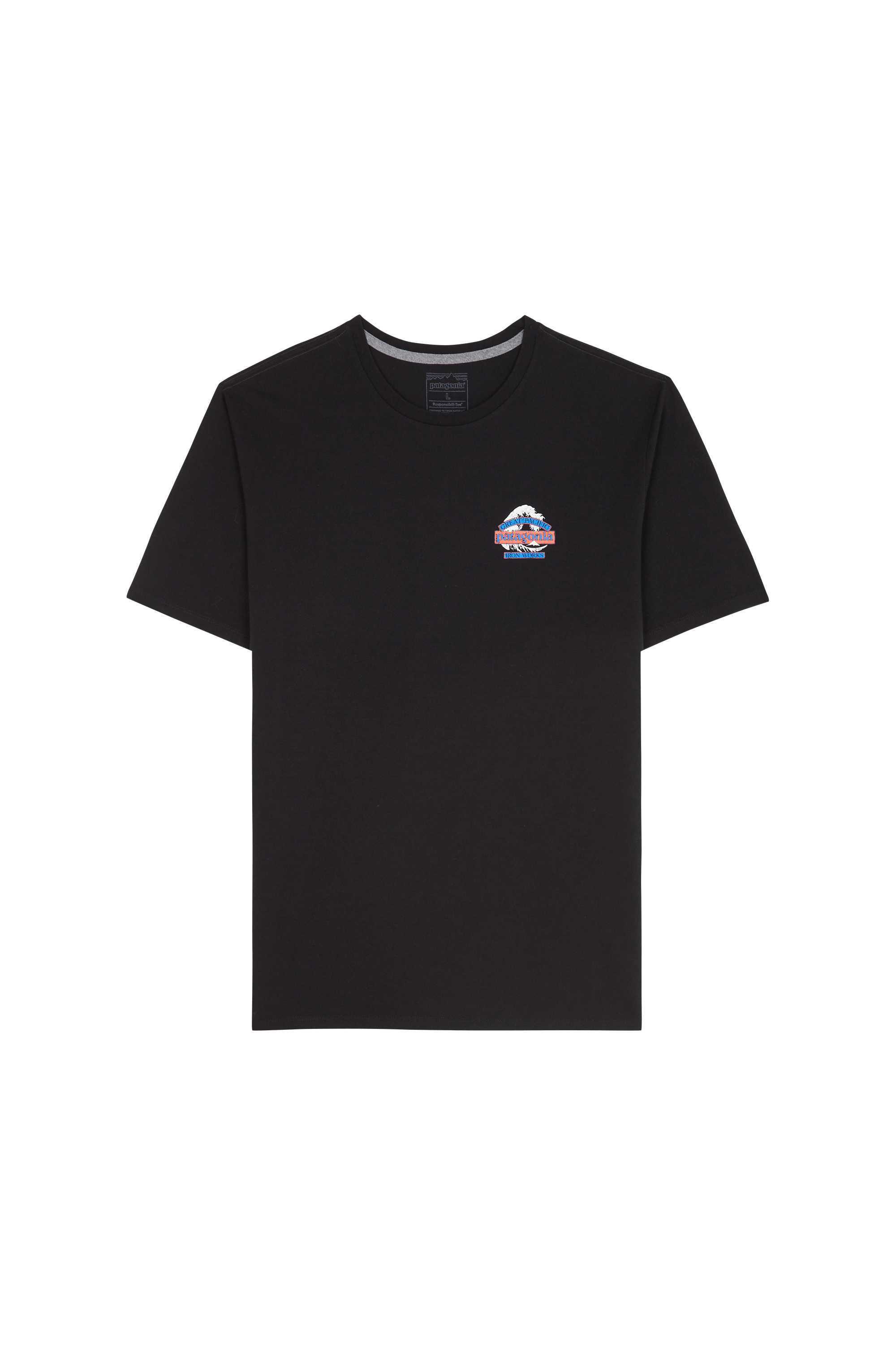 T-shirt M's Great Waves Responsibili-Tee Blk