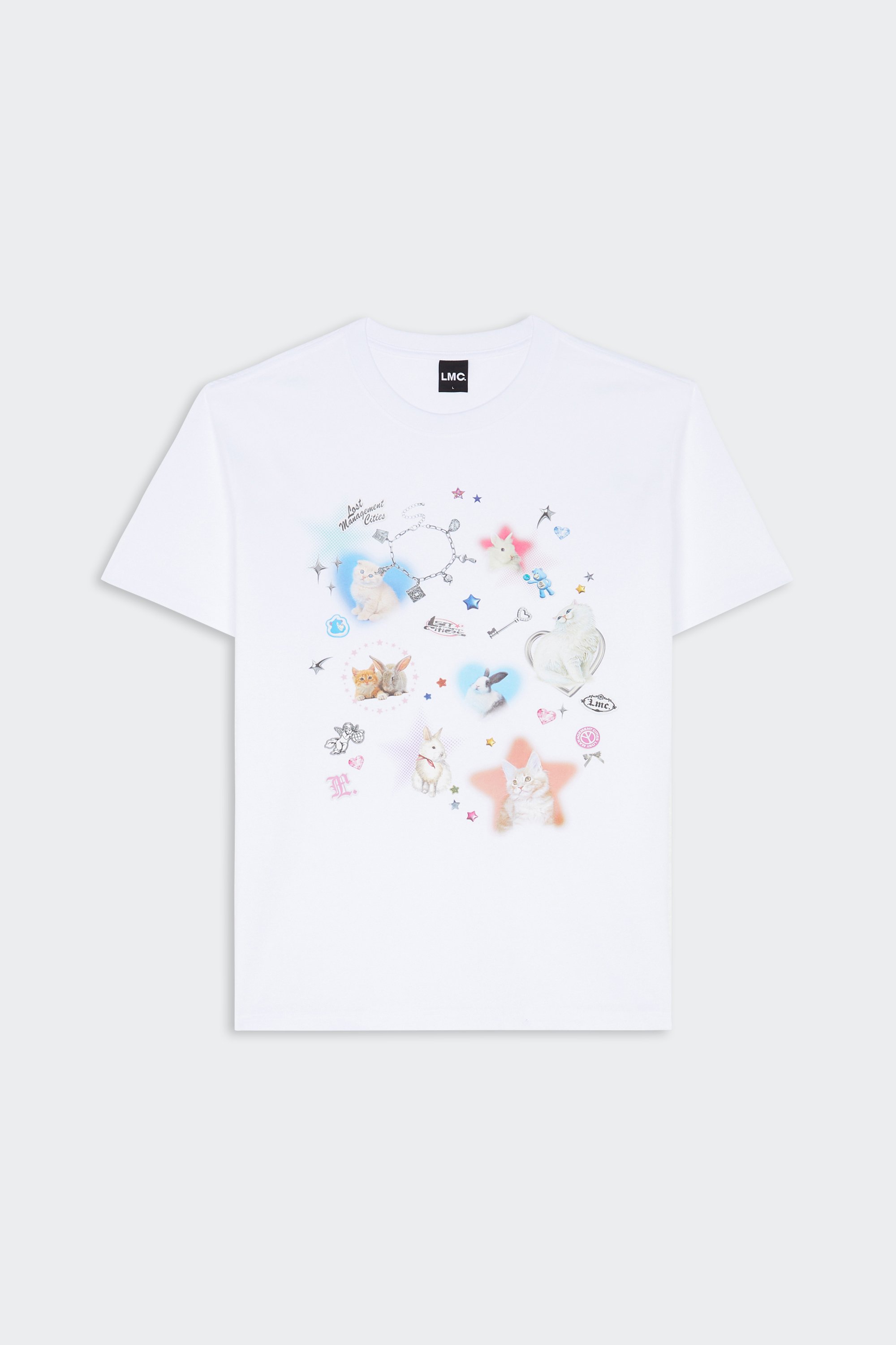 T-shirt | White by LOST MANAGEMENT CITIES T-shirt White
