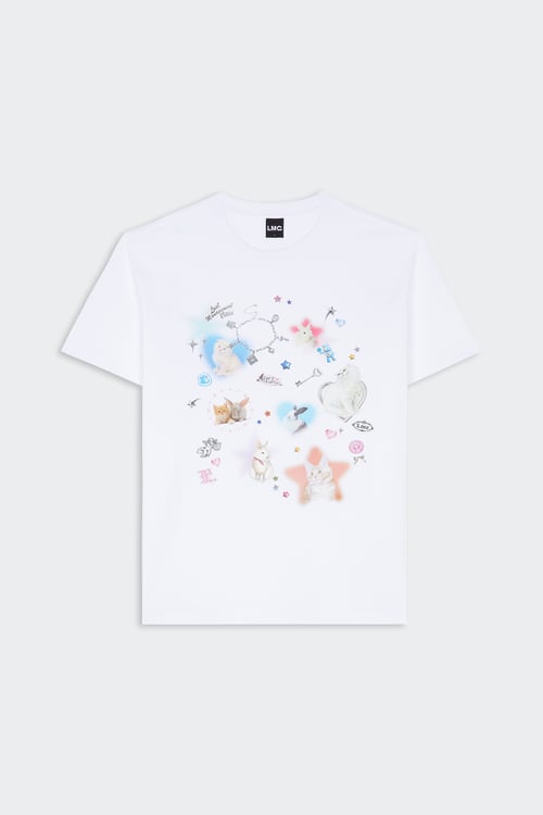LOST MANAGEMENT CITIES T-shirt Blanc