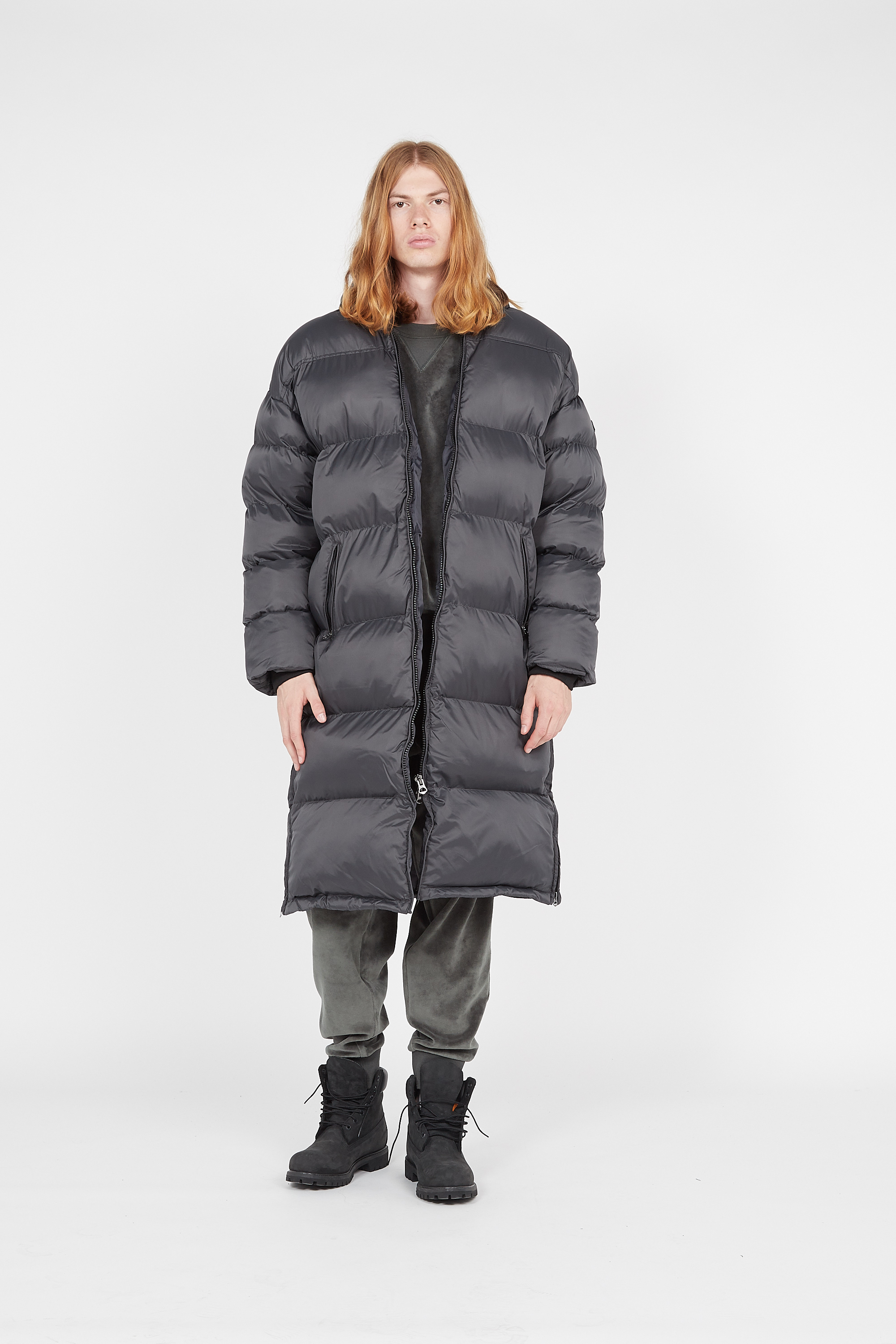 Doudoune Gris