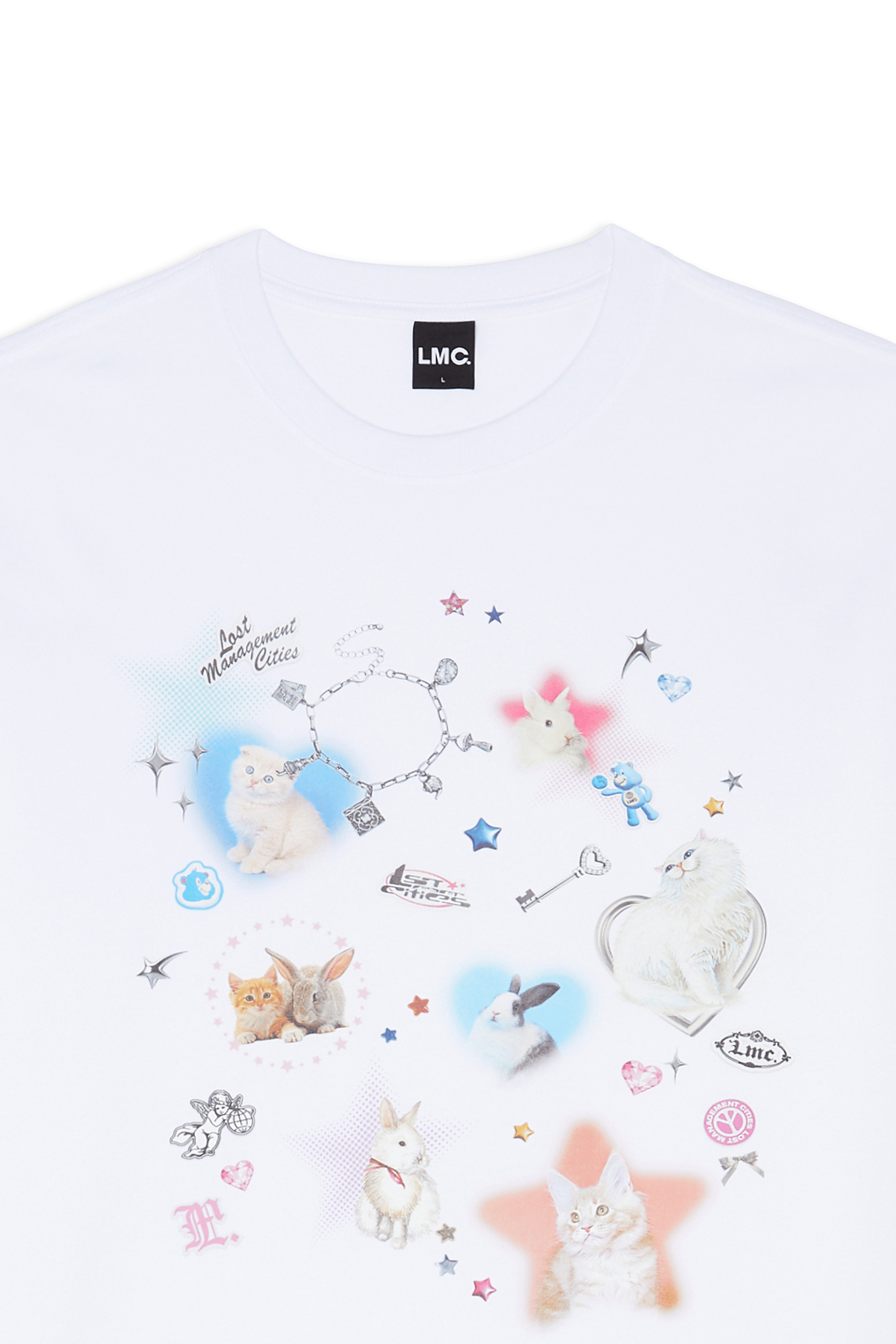 T-shirt | Blanc LOST MANAGEMENT CITIES Homme