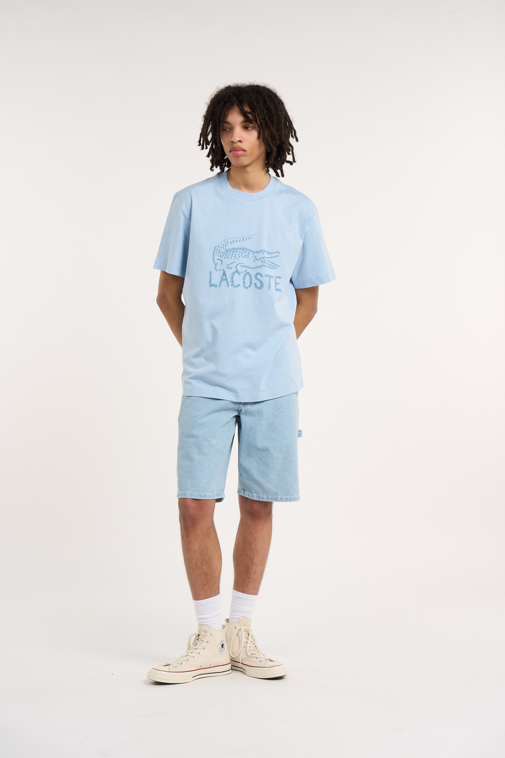 T-shirt LACOSTE Bleu