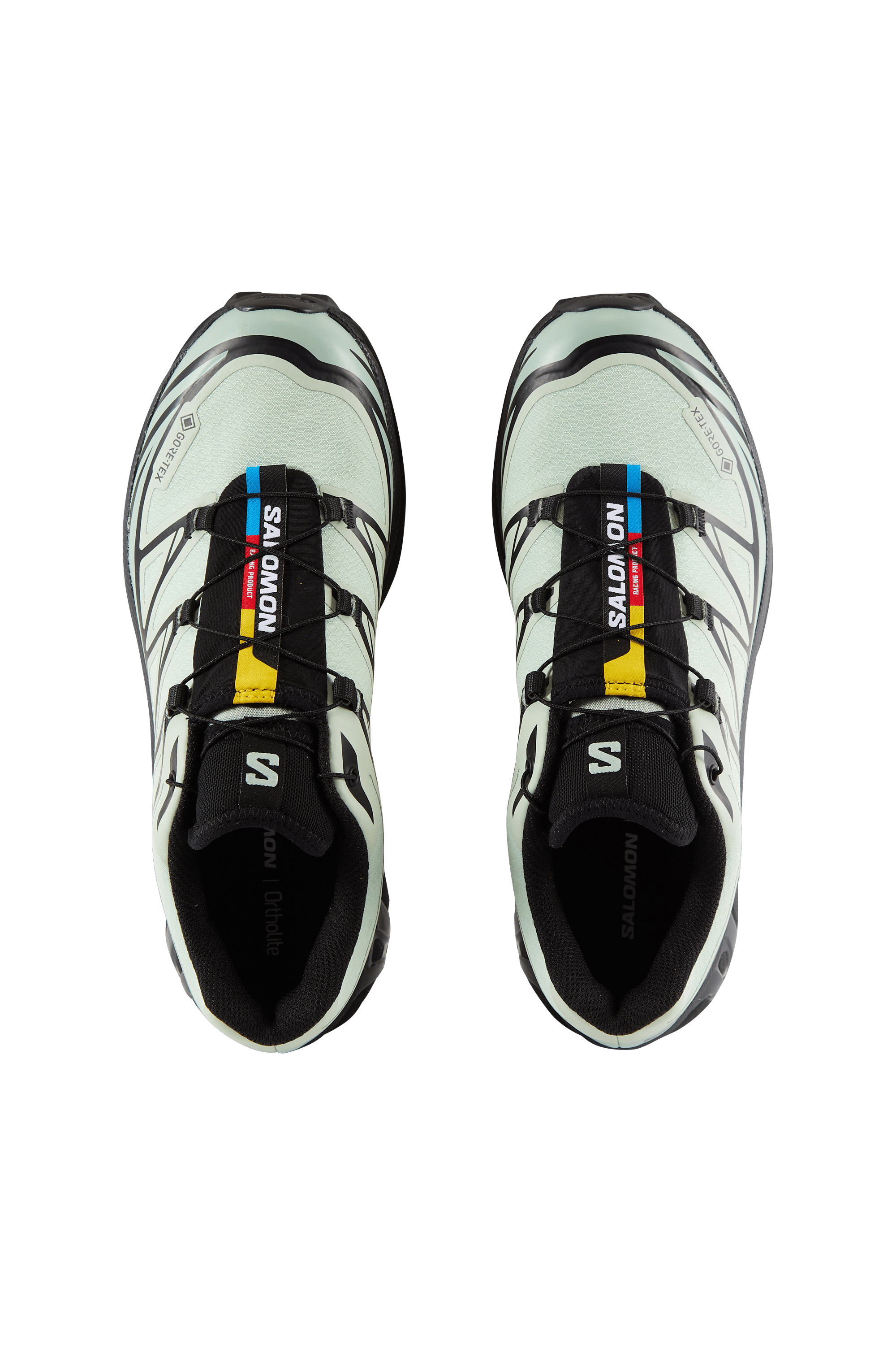 Men?s Storm 96 LO fabric and leather sneakers | Green SALOMON Men