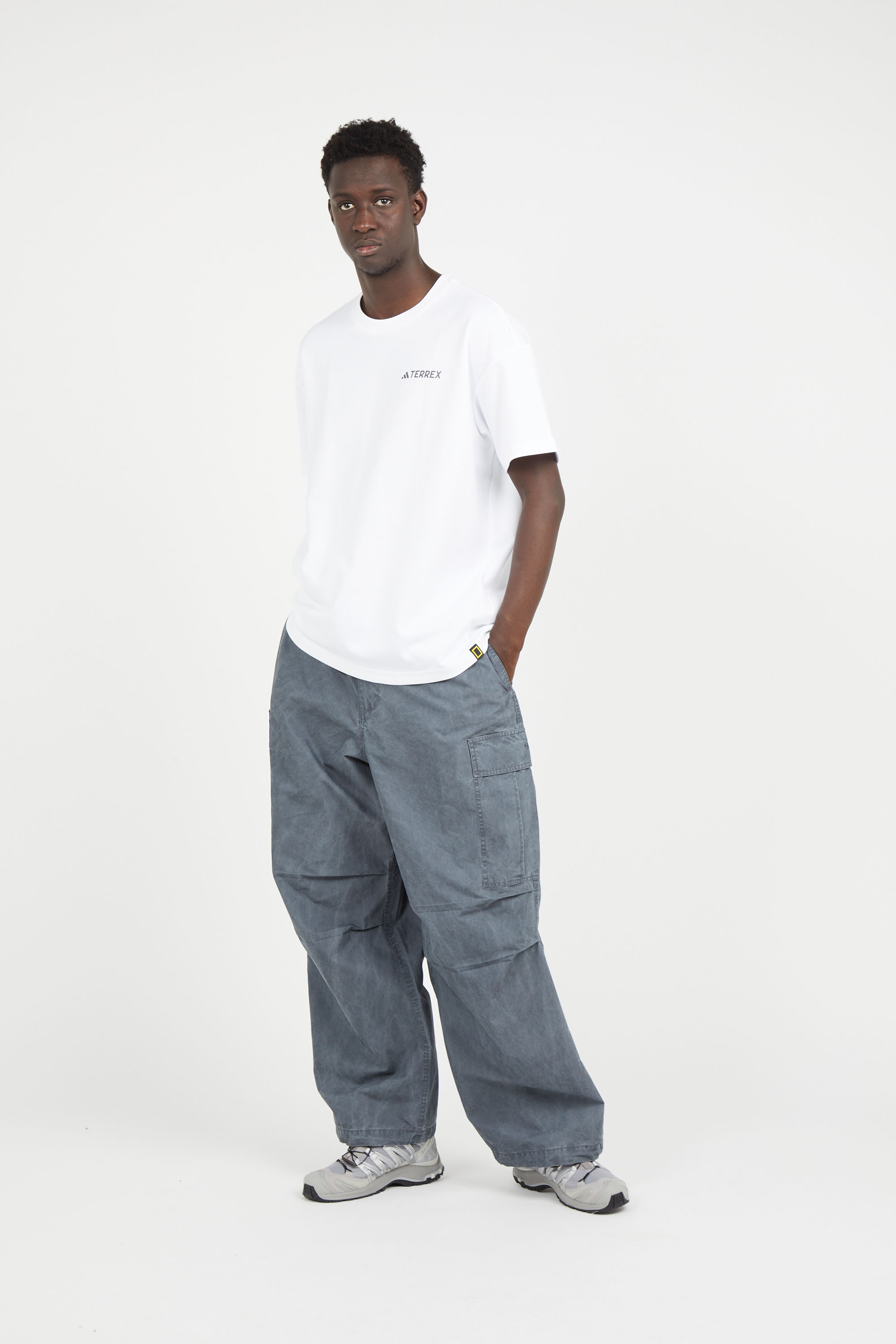 Regular-fit round-neck cotton T-shirt White