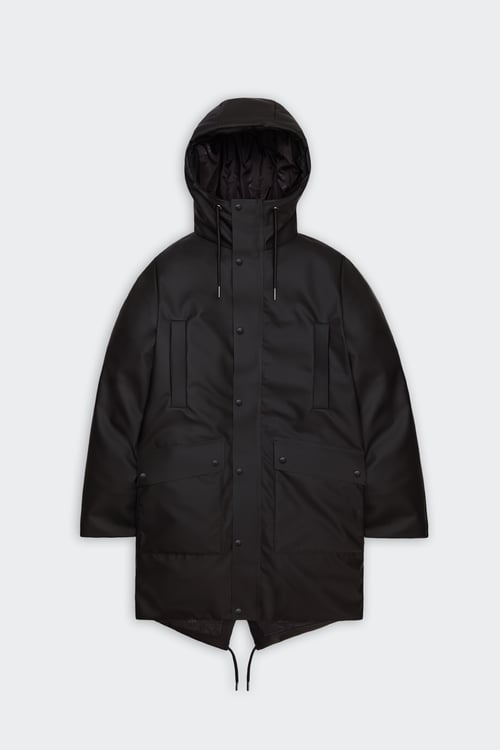 RAINS Parka Noir