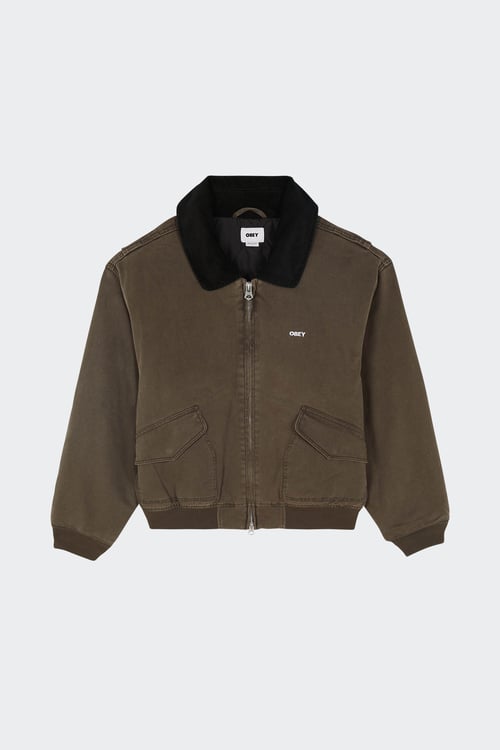 OBEY Veste Kaki