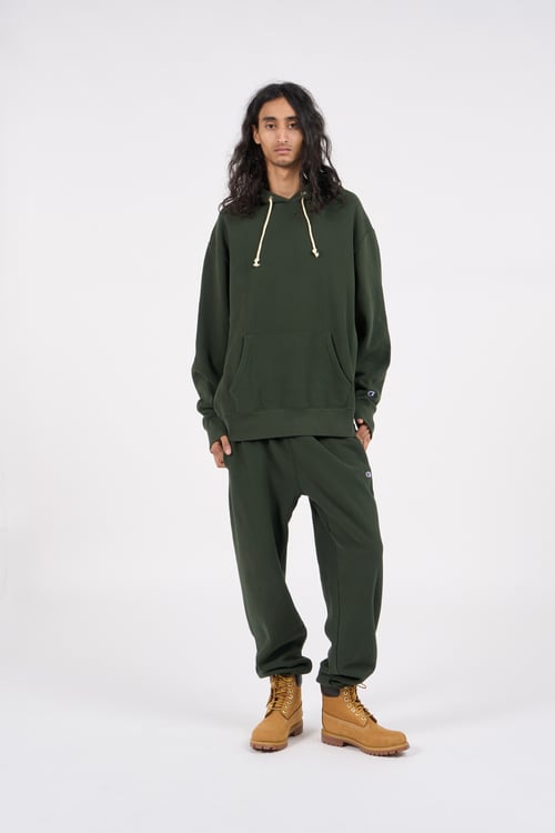 CHAMPION Hoodie Vert