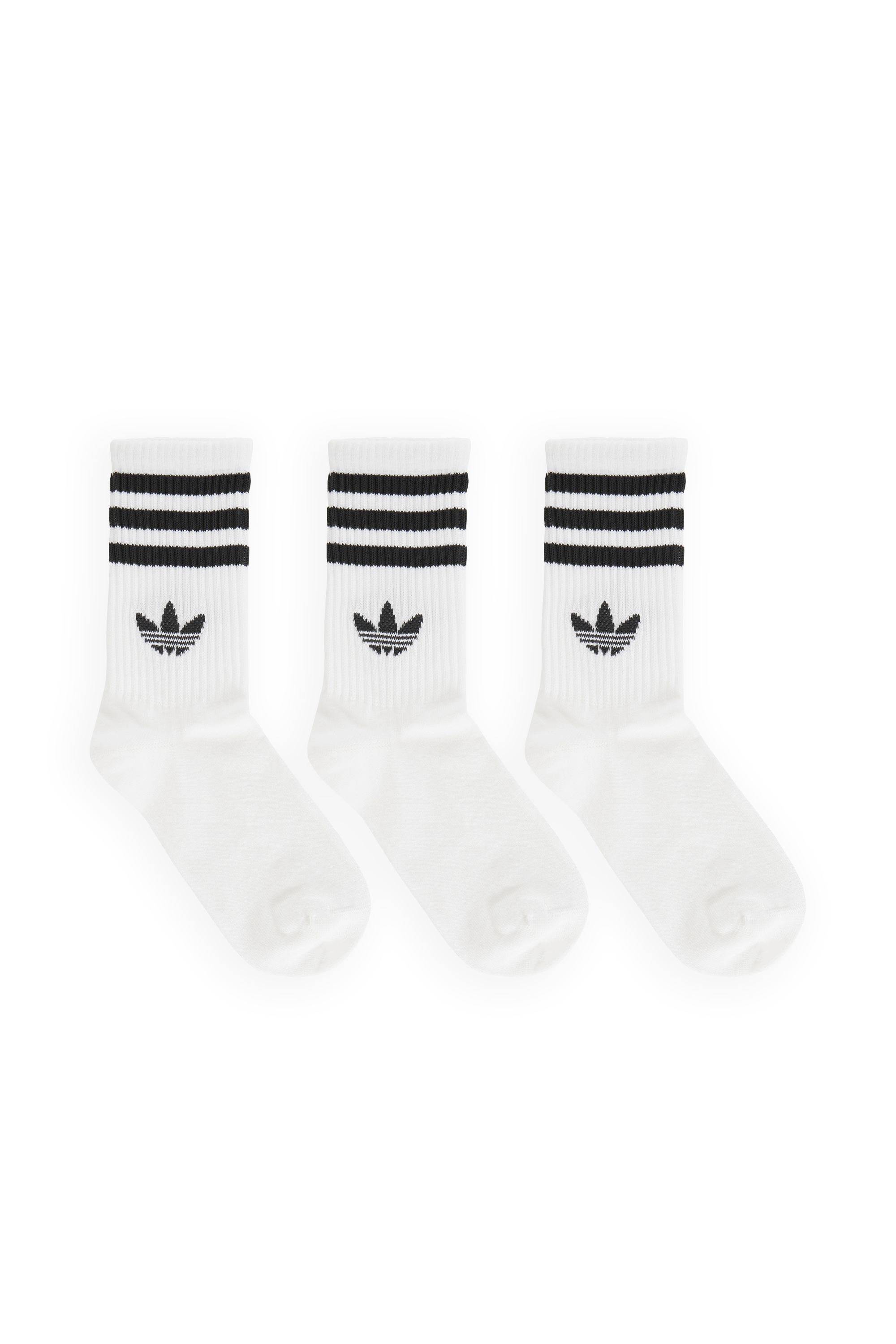 Lot de 3 paires de chaussettes 3S CREW S 3P White/white/white