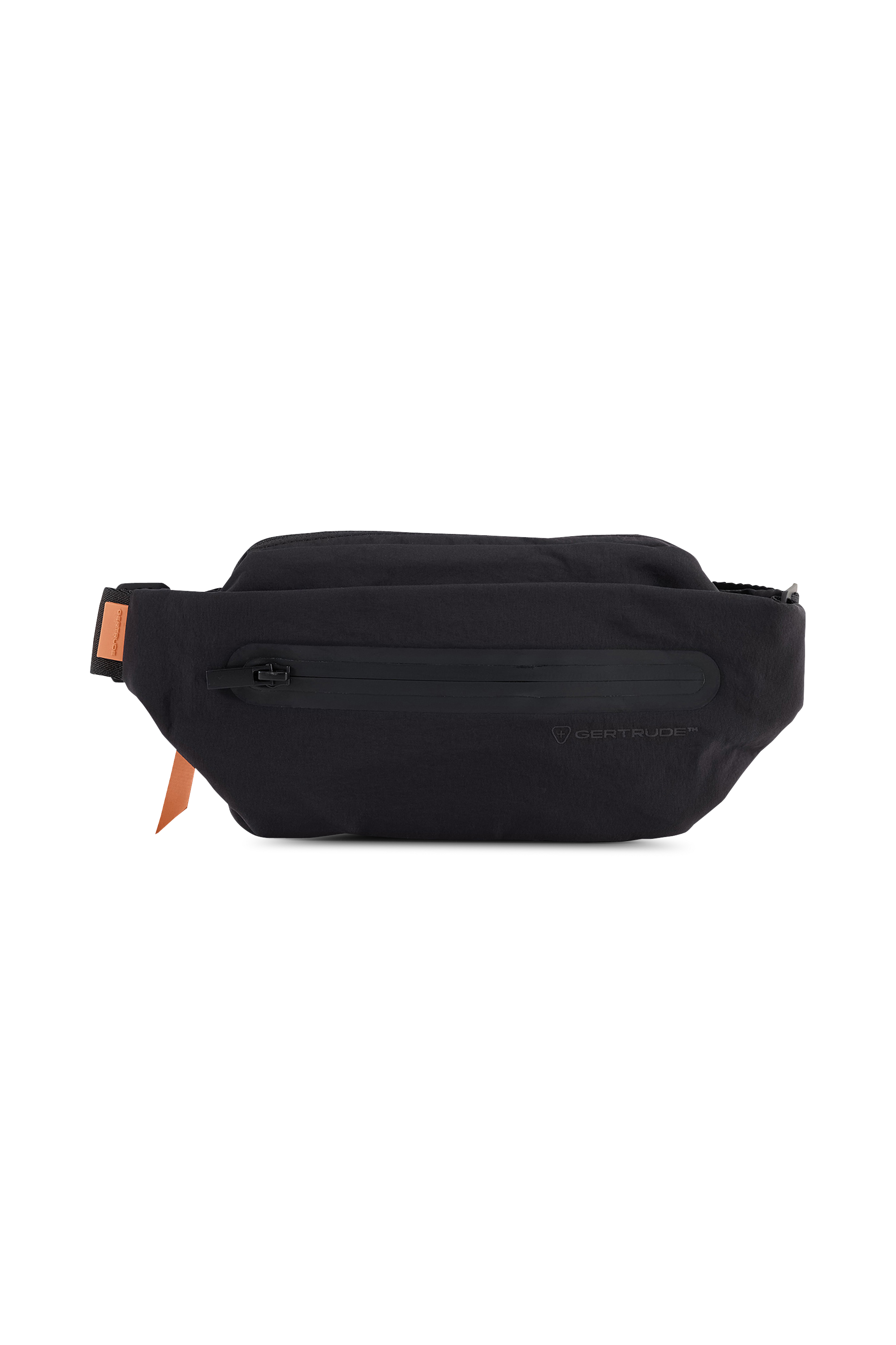 Printed canvas waist bag GERTRUDE Black