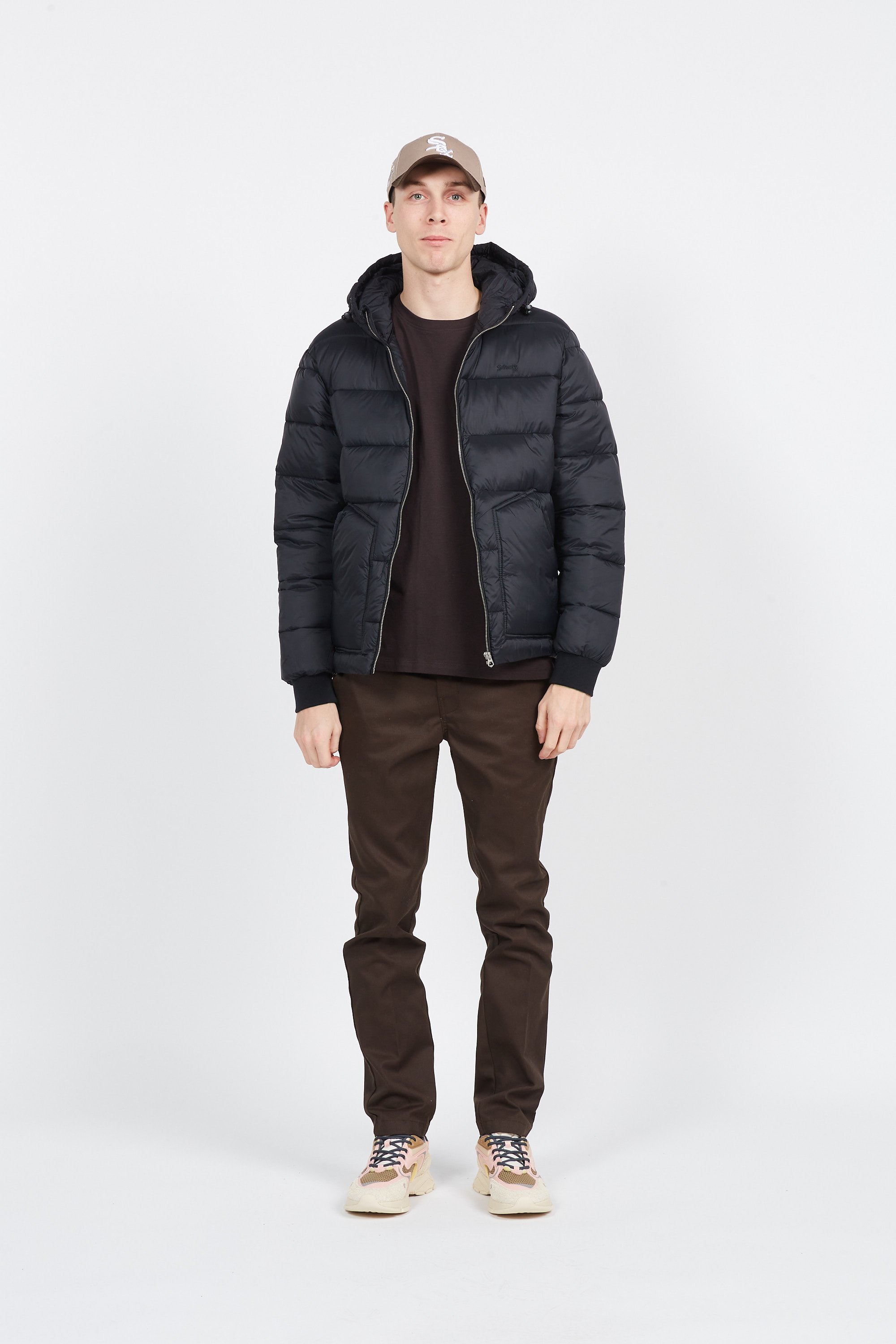 puffer coat | Black by SCHOTT puffer coat Black